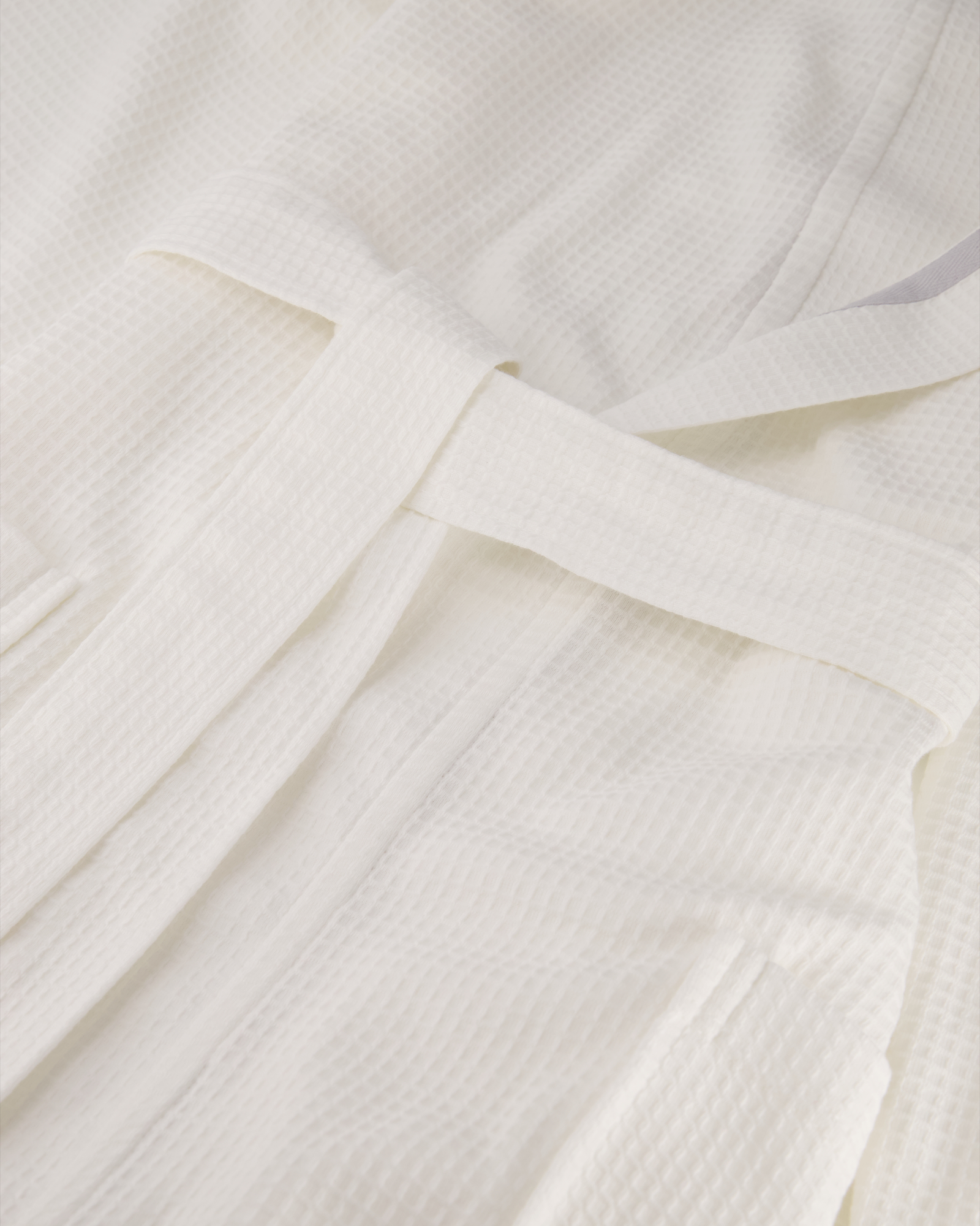 JOOP Herren Bademantel Kimono Pique 1656 - Farbe: Weiß - 600 - S