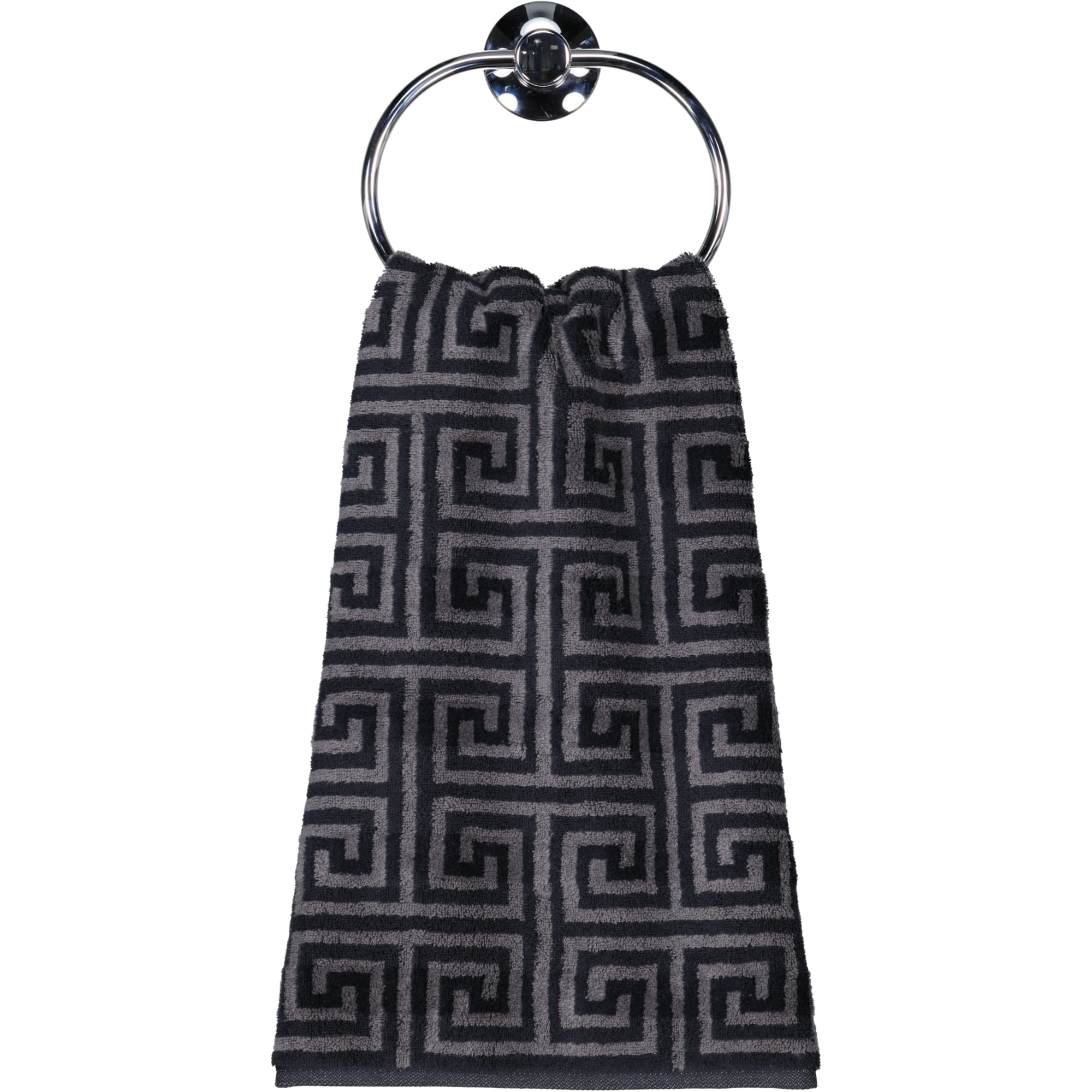 Cawö Handtücher Noblesse Elegance Allover 1088 anthrazit - 97 - Handtuch 50x100 cm