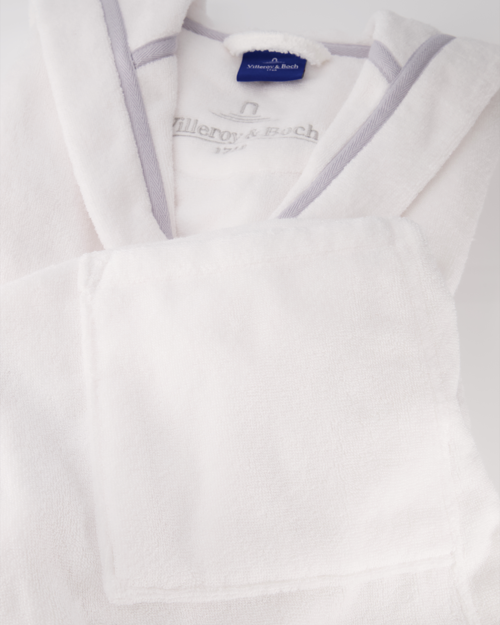 Villeroy & Boch Damen Bademantel Kapuze 2521 - Farbe: brilliant-white - 67 - S