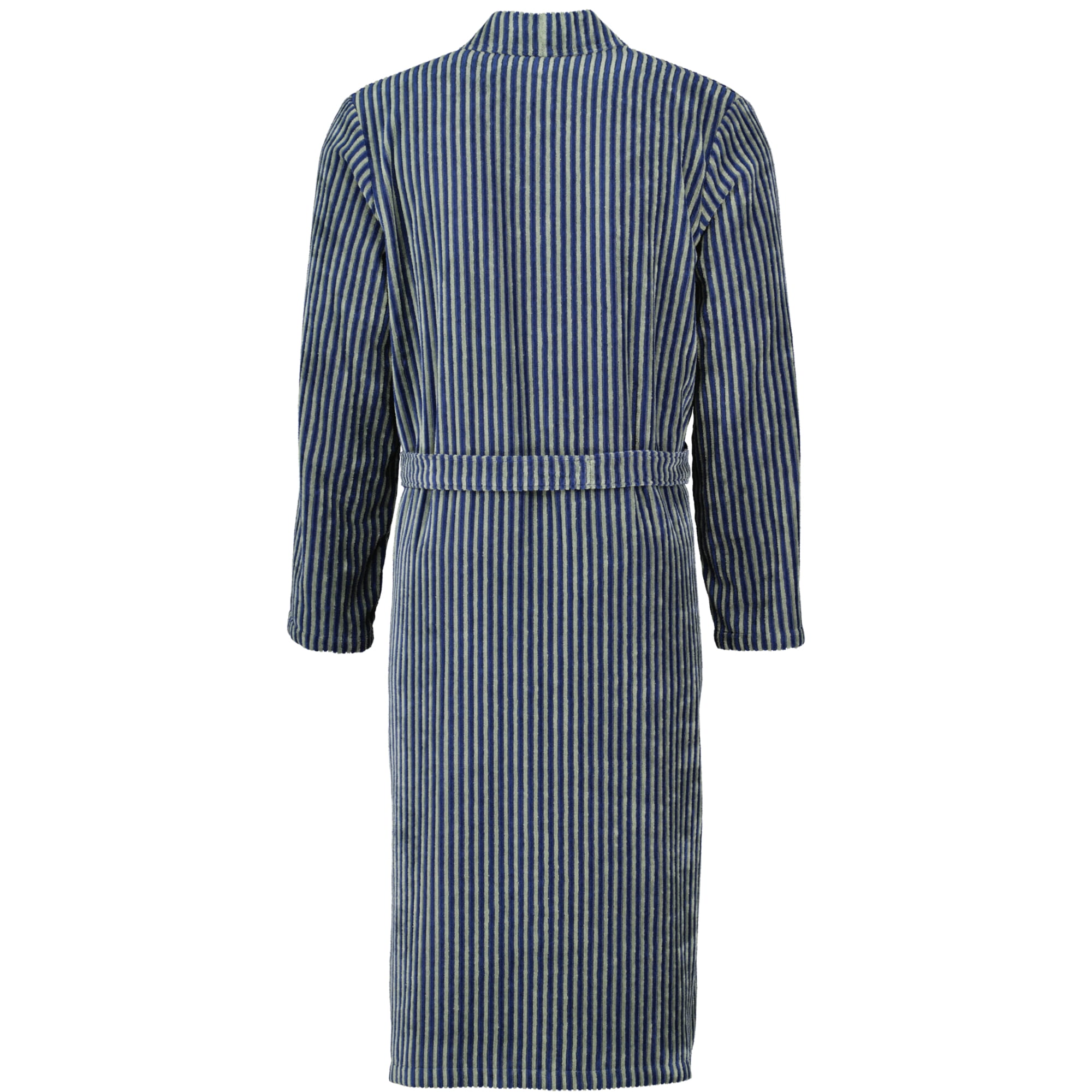 Cawö Herren Bademantel Kimono 4854 - Farbe: blau-field - 14
