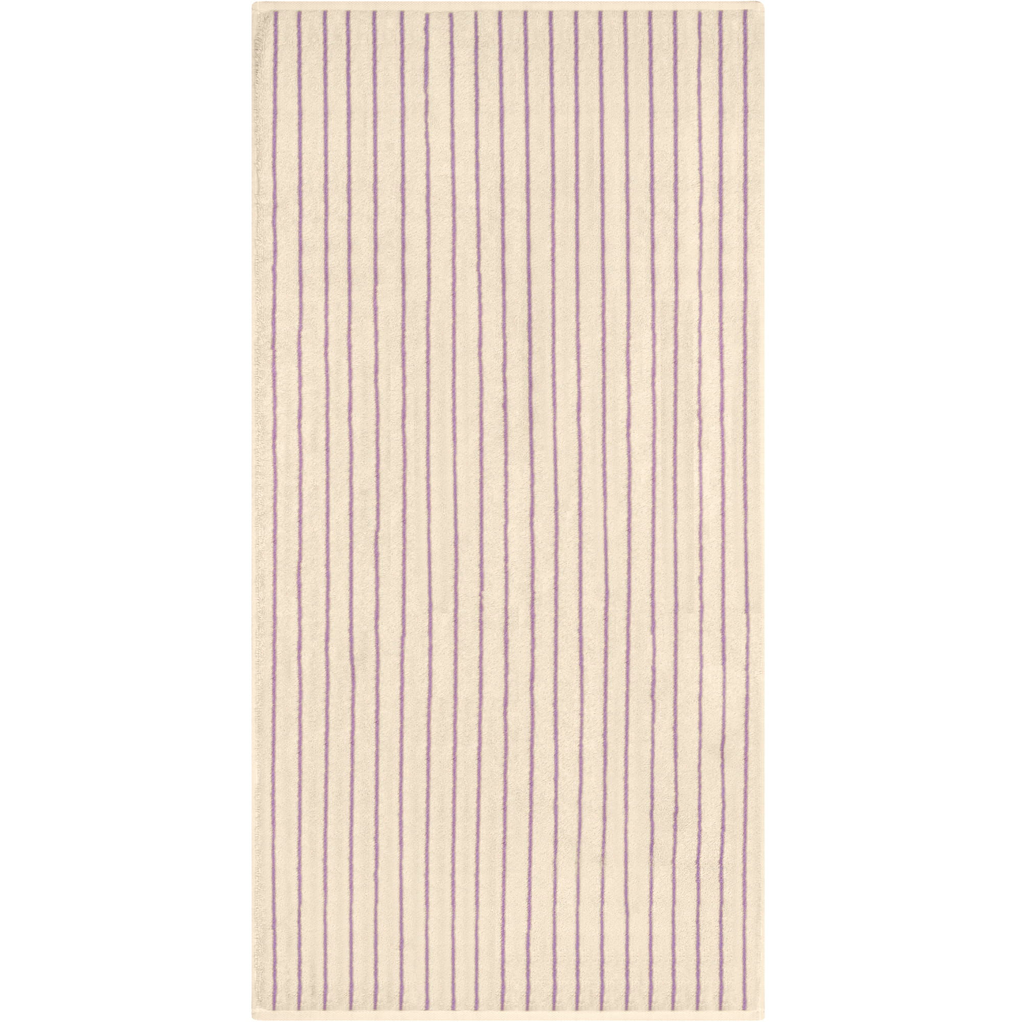 Cawö Handtücher Weekend Streifen 6296 natur/flieder - 30 - Handtuch 50x100 cm