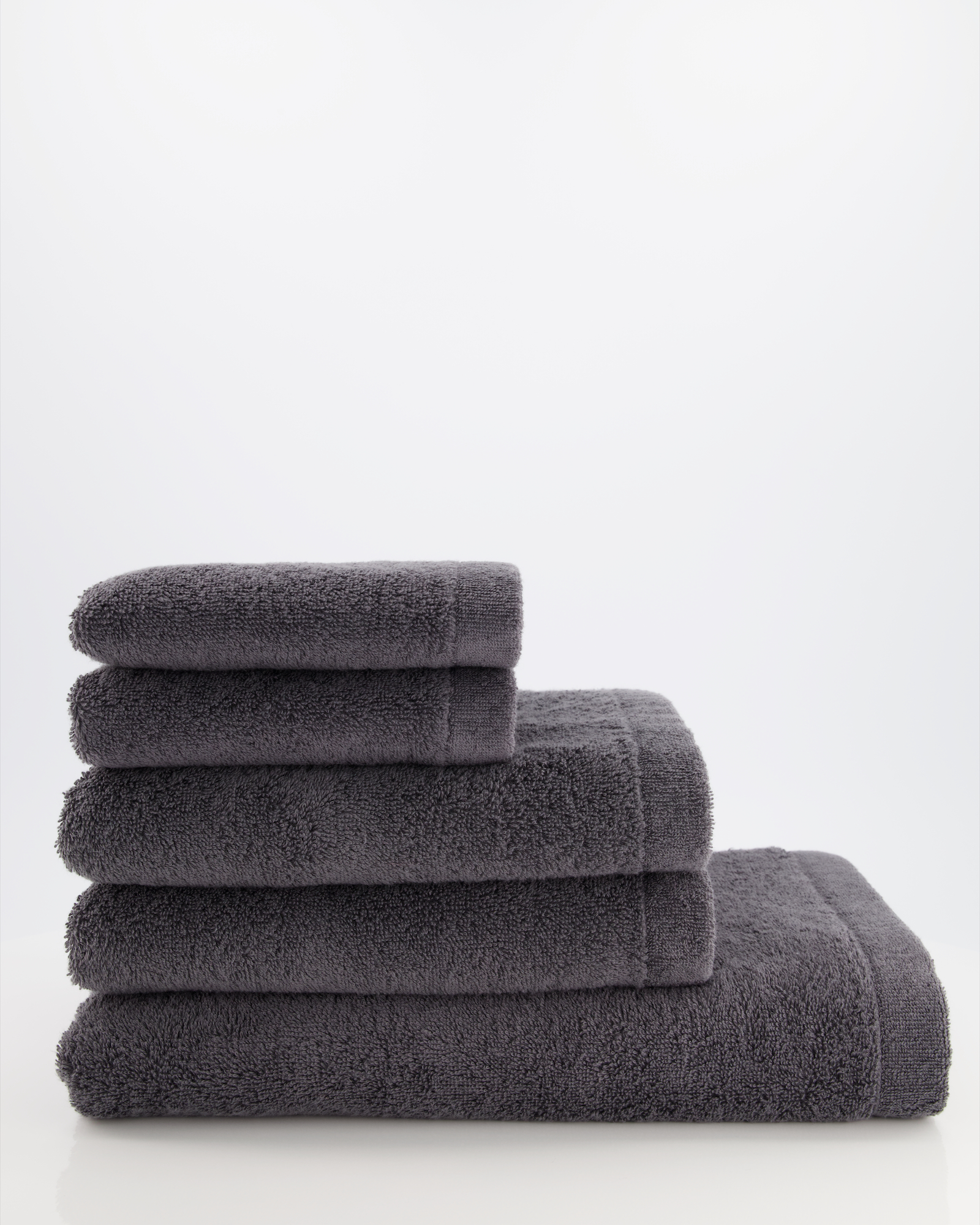 Cawö Handtücher Lifestyle Uni 7007 anthrazit - 774 - Seiflappen 30x30 cm