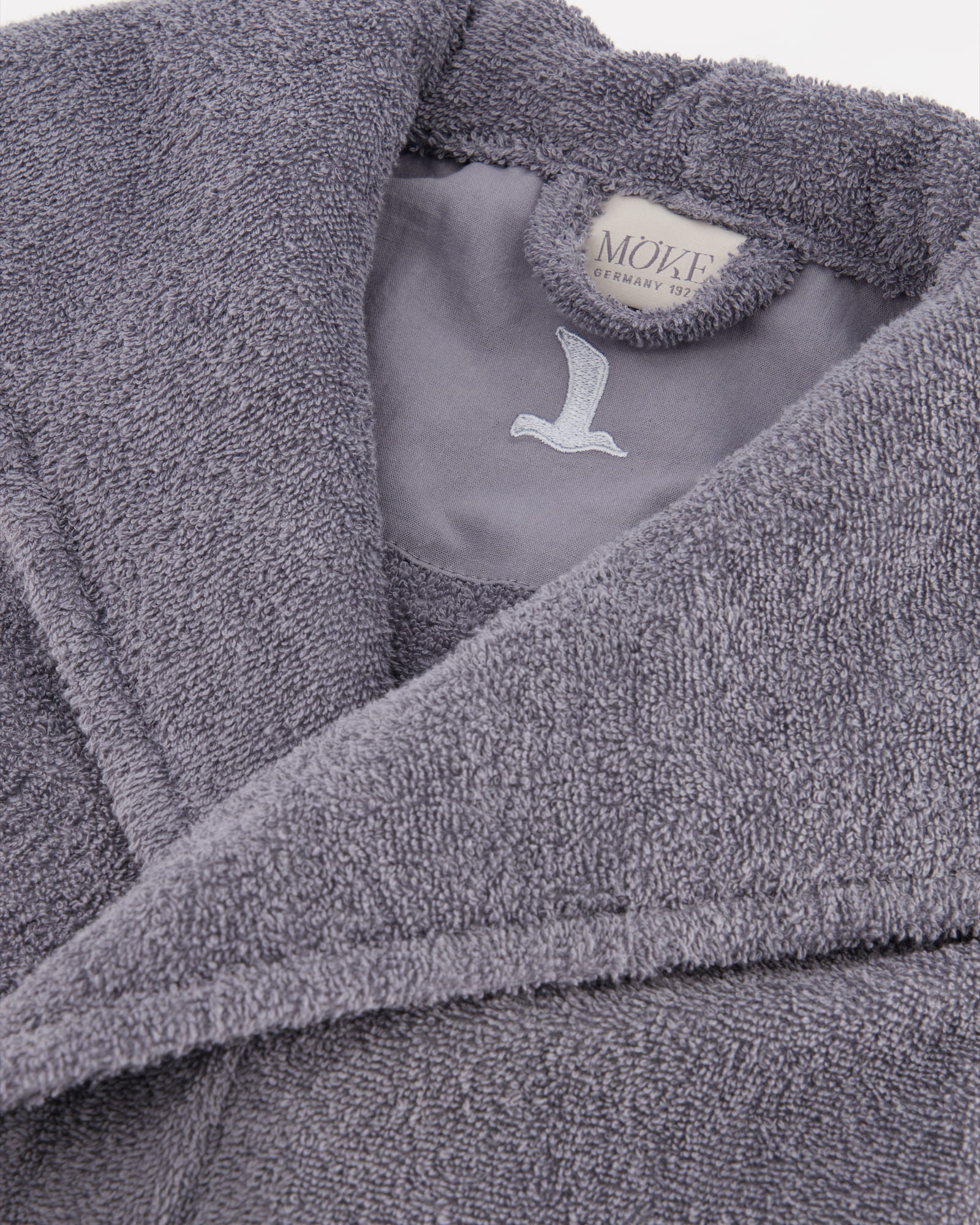 Möve Bademäntel unisex Kapuze Superwuschel stone - 850