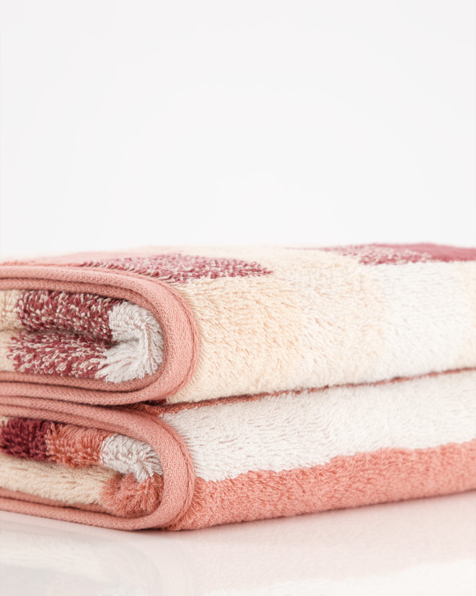 JOOP! Handtücher Vibe Streifen 1698 puder - 22 - Duschtuch 80x150 cm