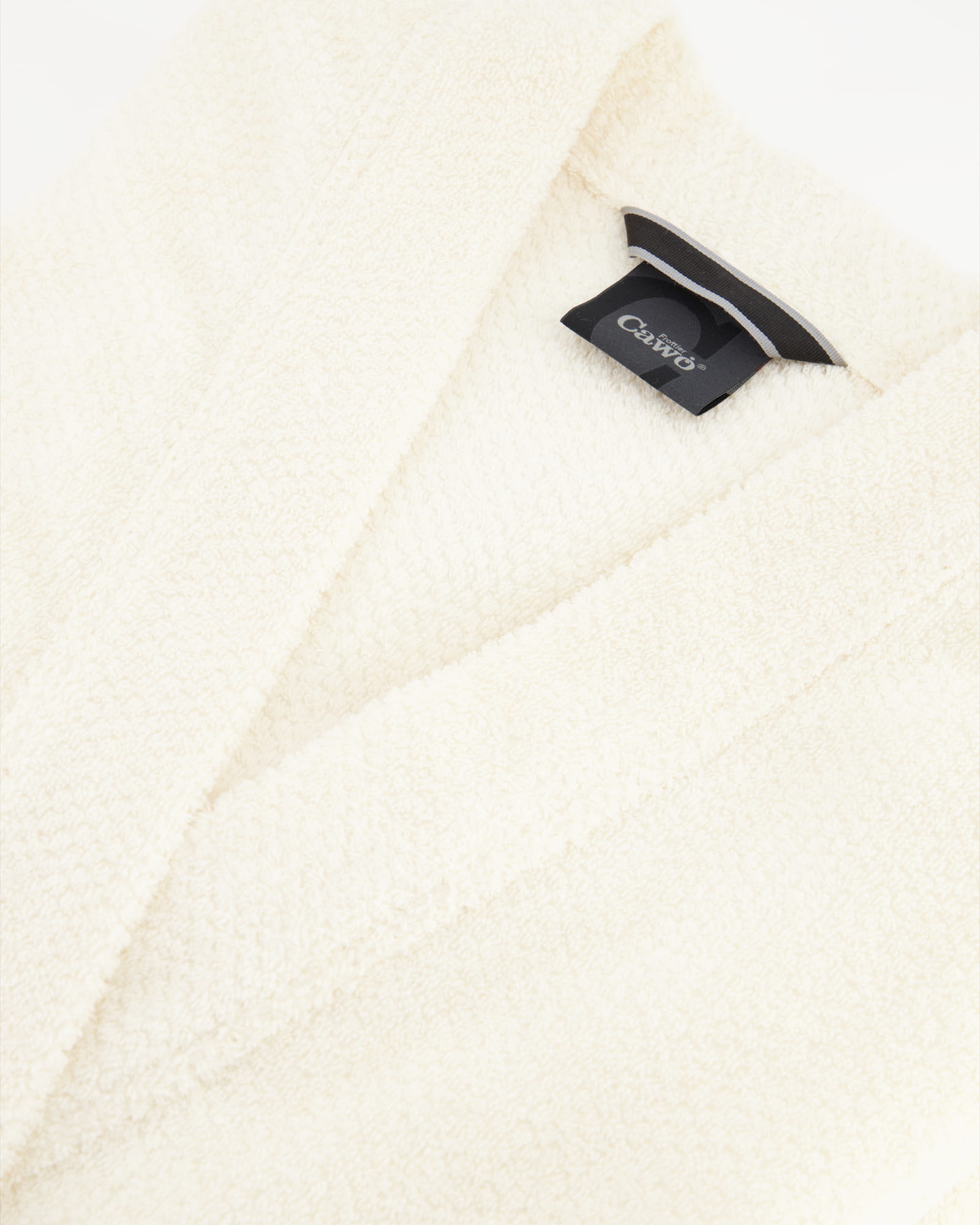 Cawö Damen Bademantel Pure 5222 - Farbe: natur - 356 - S