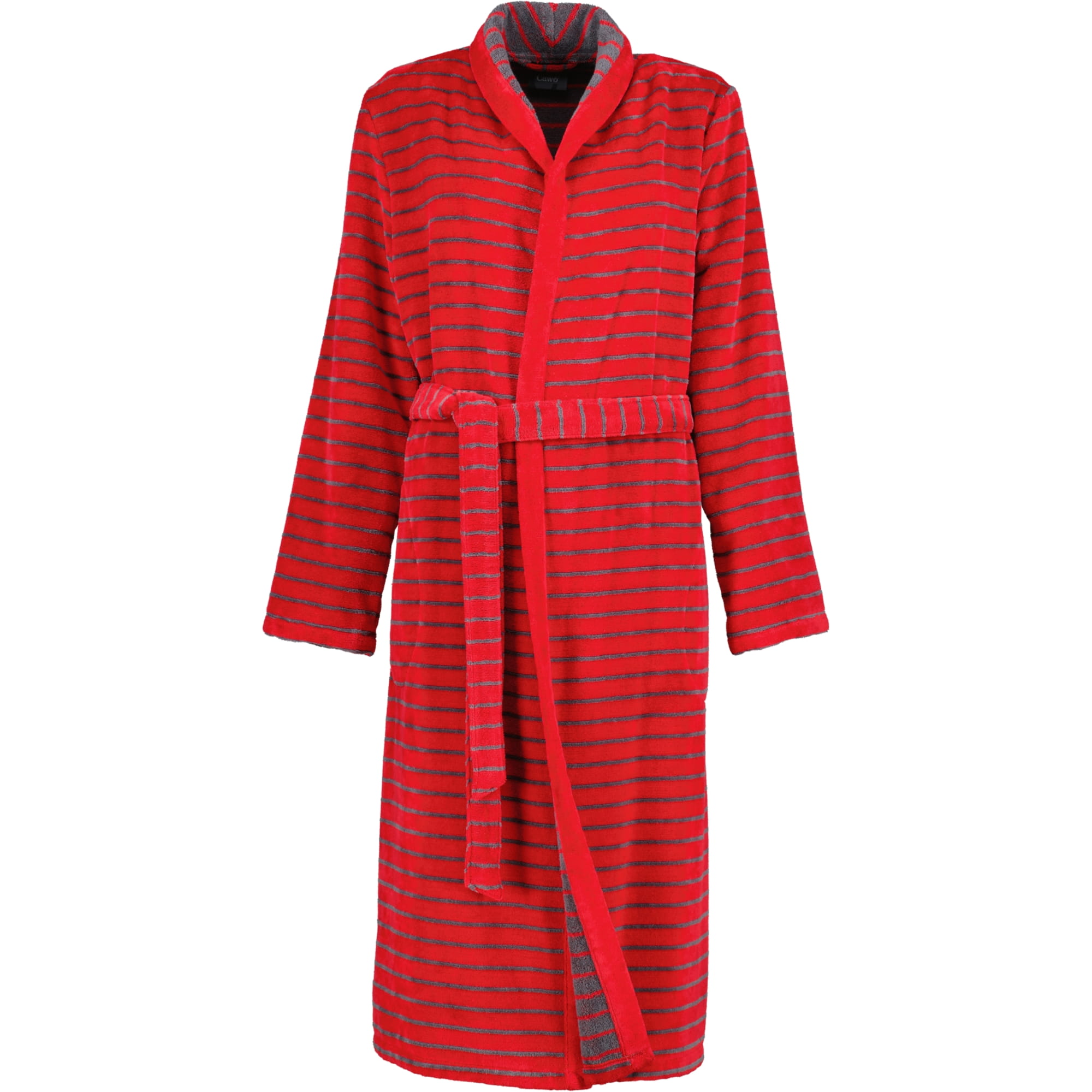 Cawö - Damen Bademantel Schalkragen Shades 1491 - Farbe: rot - 27