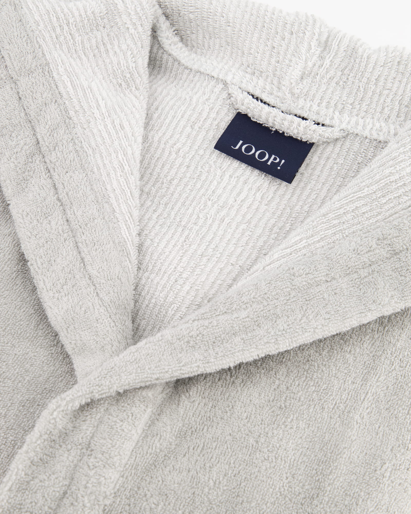 JOOP! Classic - Damen Bademantel - Kapuze 1617 - Farbe: 76 - silber