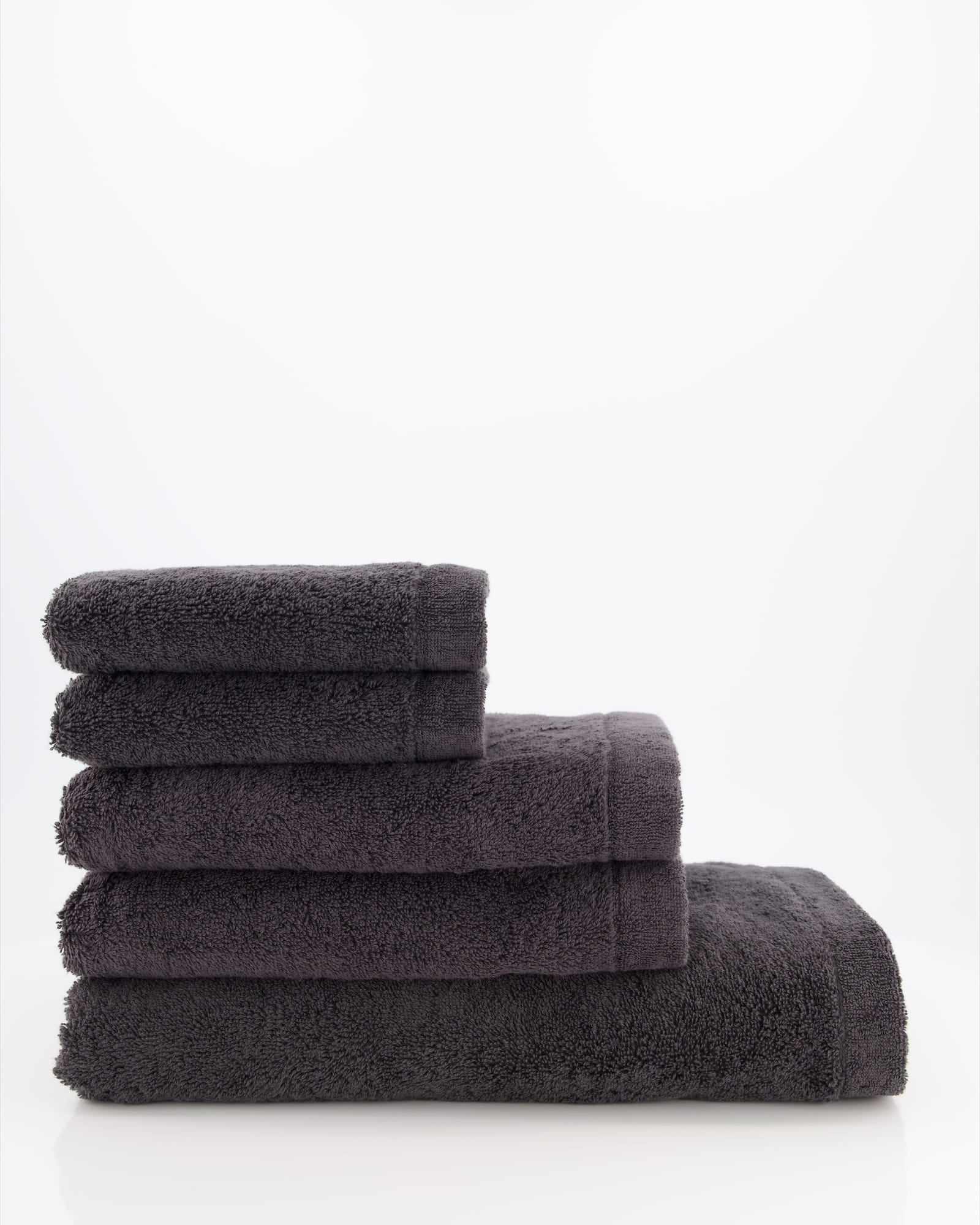 Cawö Handtücher Lifestyle Uni 7007 basalt - 740 - Seiflappen 30x30 cm