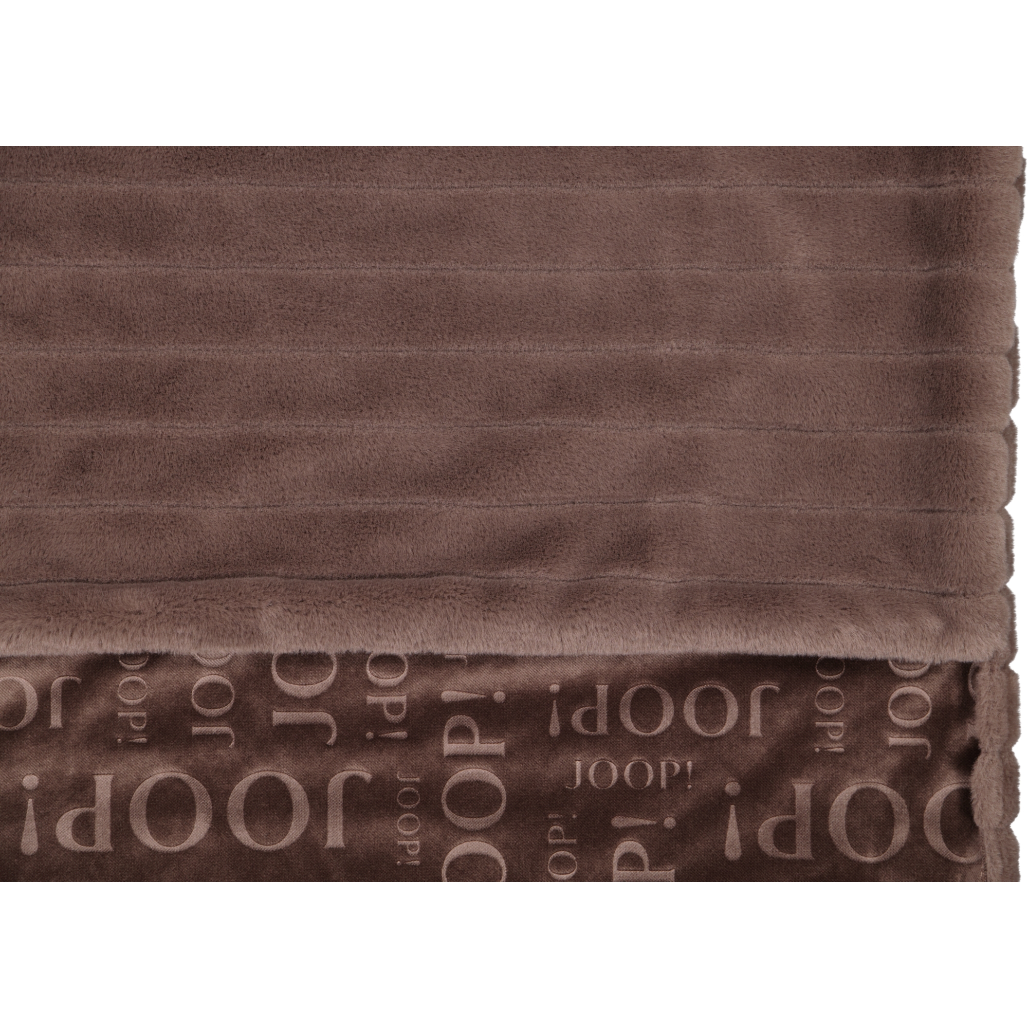 JOOP! Plaid Glam - Größe: 130x170 cm - Farbe: Umbra - 020