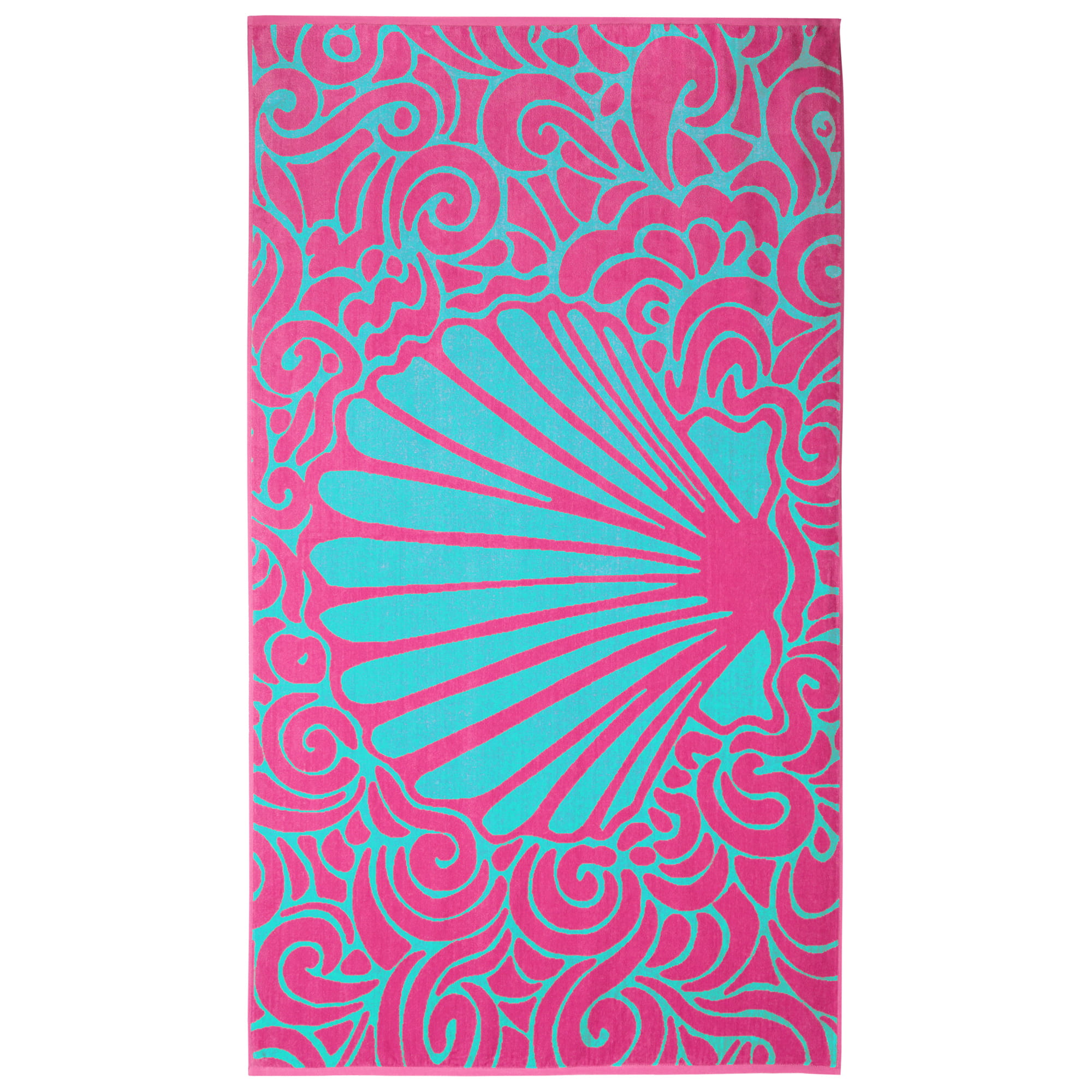 Vossen Strandtücher Aqua Flow prim rose - 0001 - Strandtuch 100x180 cm