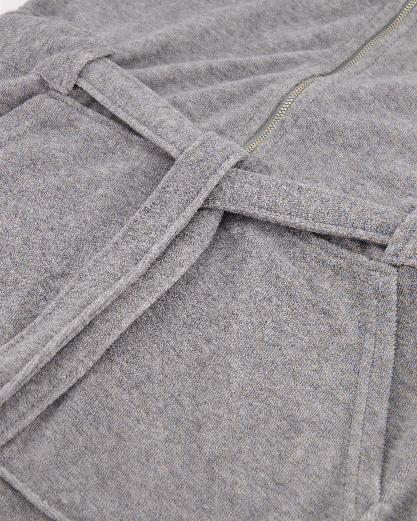 Vossen Bademäntel Damen Kurzmantel mit Kapuze Tampa melange - 7380