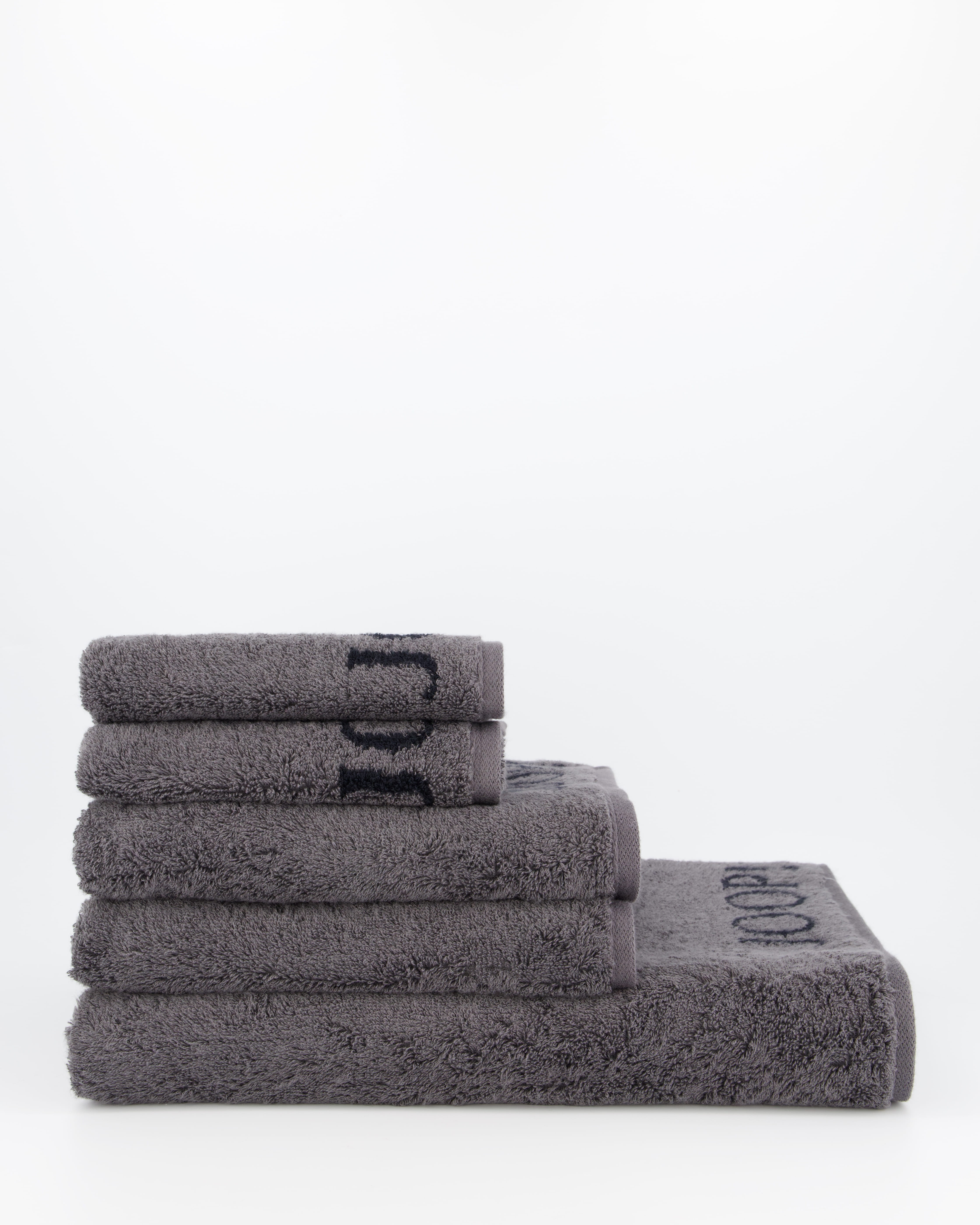 JOOP! Handtücher New Classic Doubleface 1720 Basalt - 79 - Seiflappen 30x30 cm