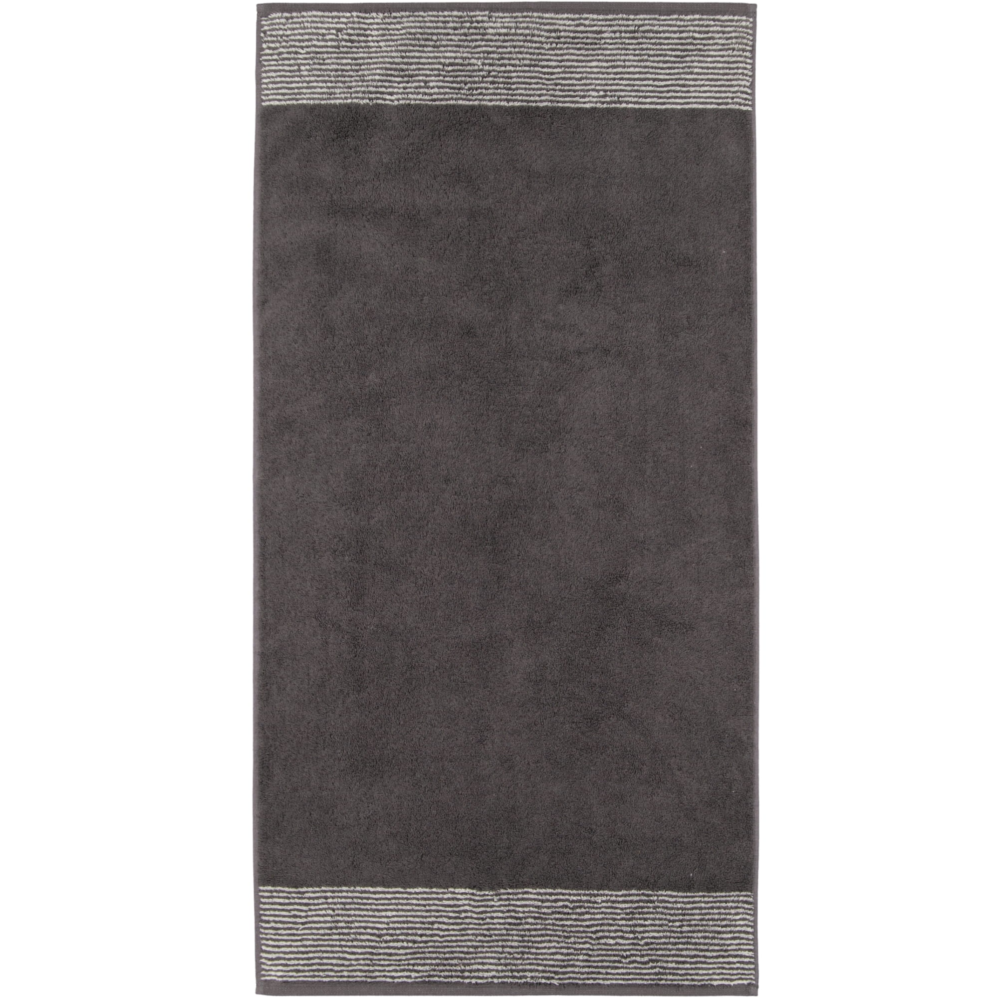 Cawö Handtücher Luxury Home Two-Tone 590 basalt - 73 - Waschhandschuh 16x22 cm