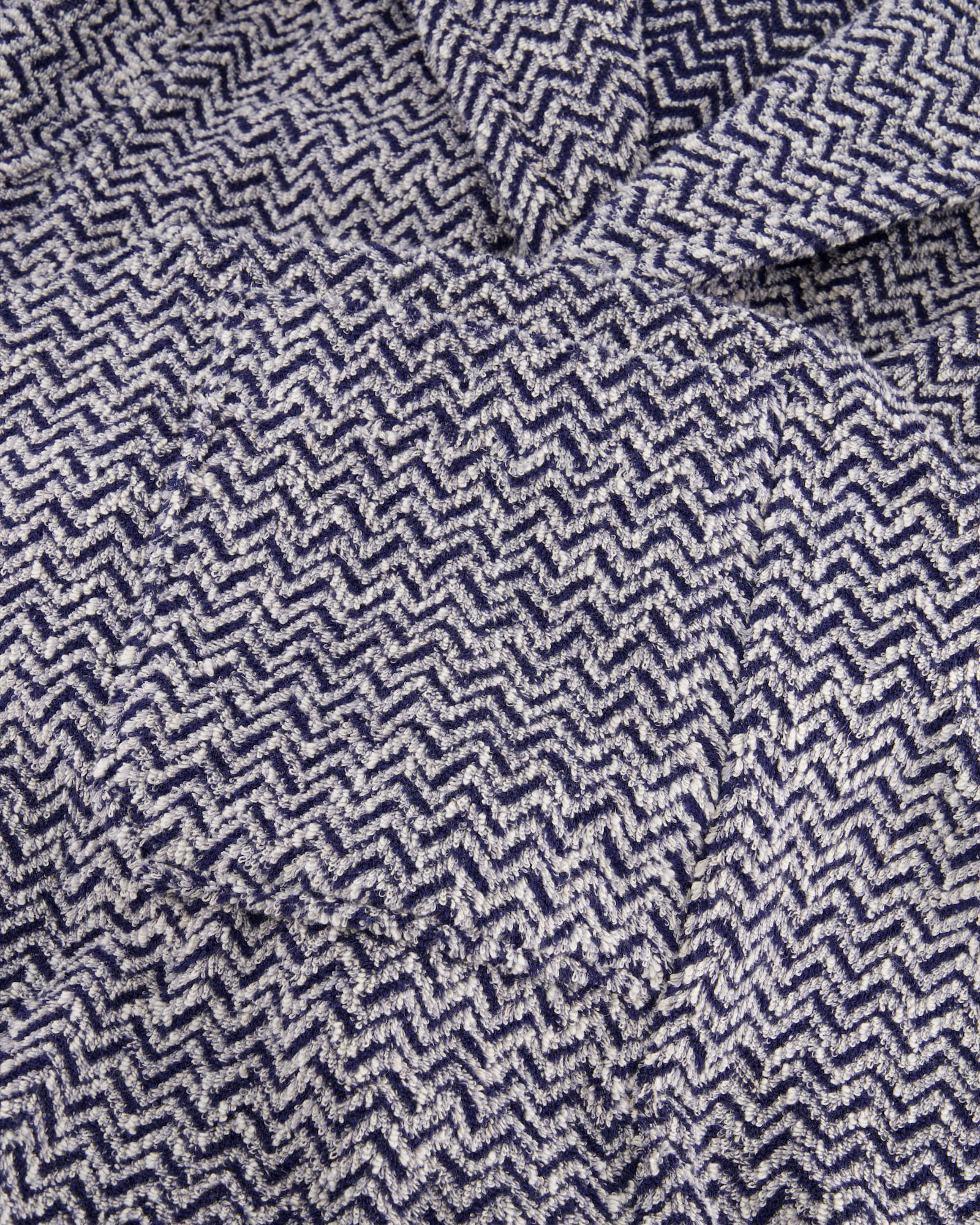 Möve unisex Kapuze Brooklyn Fischgrat nature/deep sea - 042 - XL