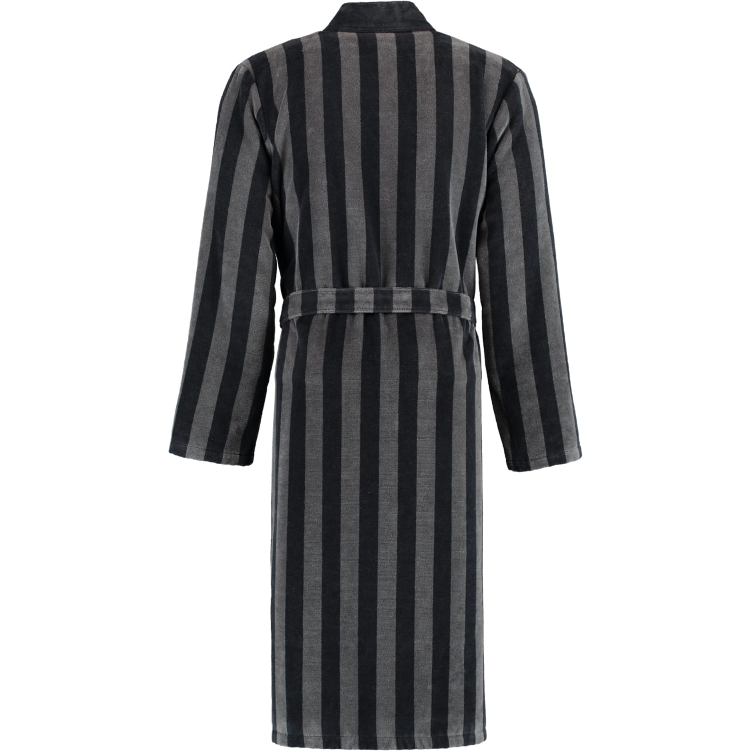 Cawö Herren Bademantel Kimono 2612 - Farbe: schwarz - 97
