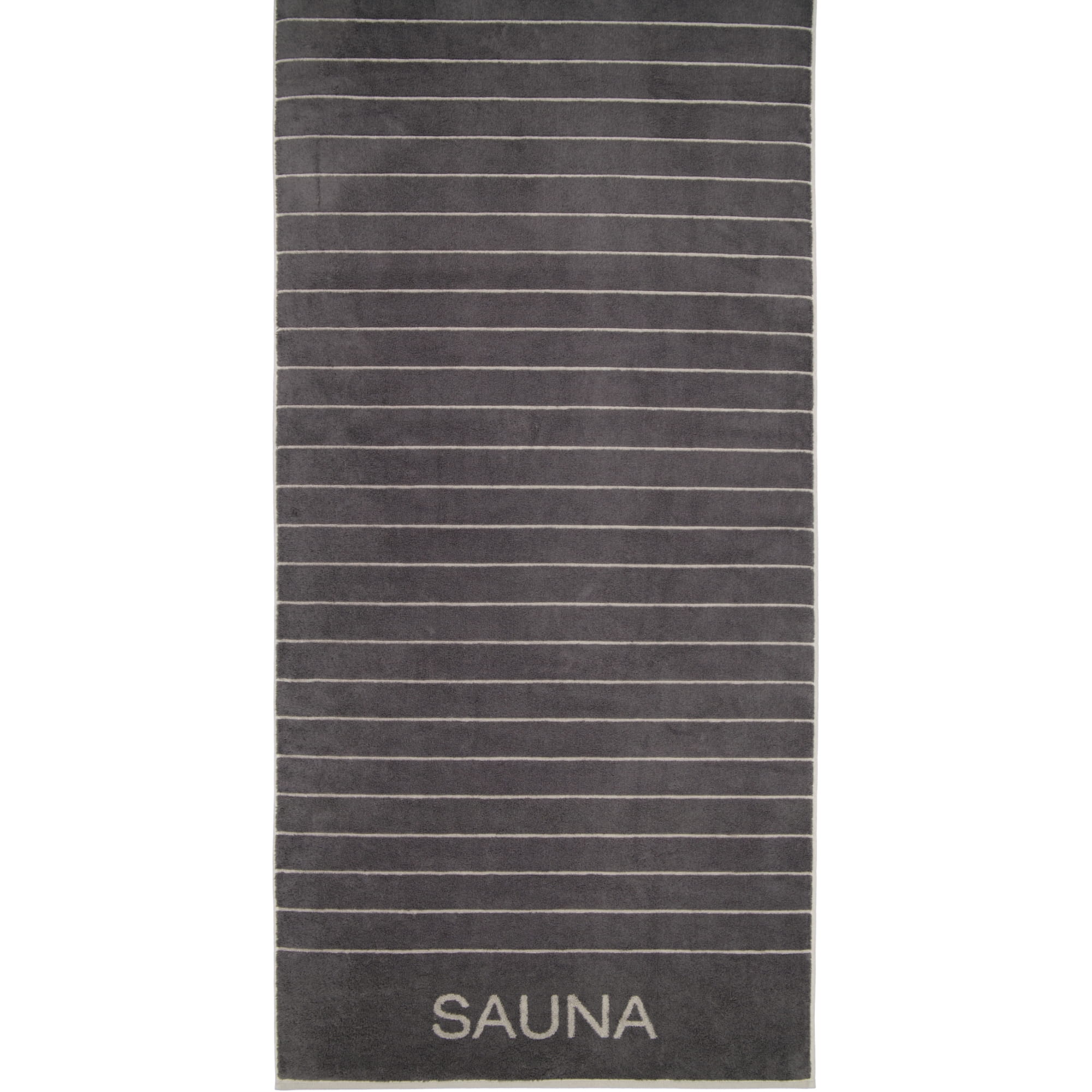 Cawö Saunatücher Balance Doubleface 6237 anthrazit - 73 - 80x200 cm