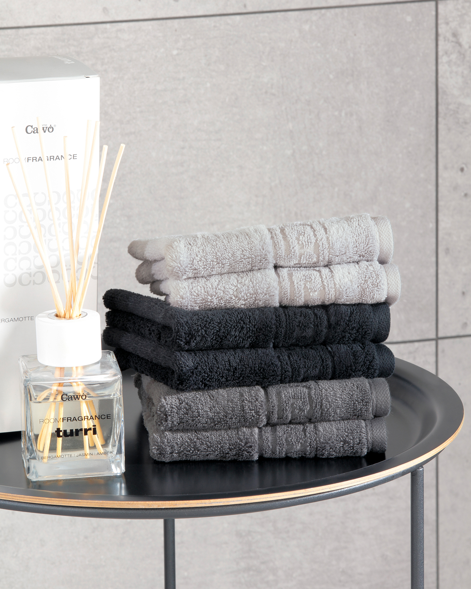 Cawö - Noblesse Uni 1001 - Farbe: 774 - anthrazit - Duschtuch 80x160 cm