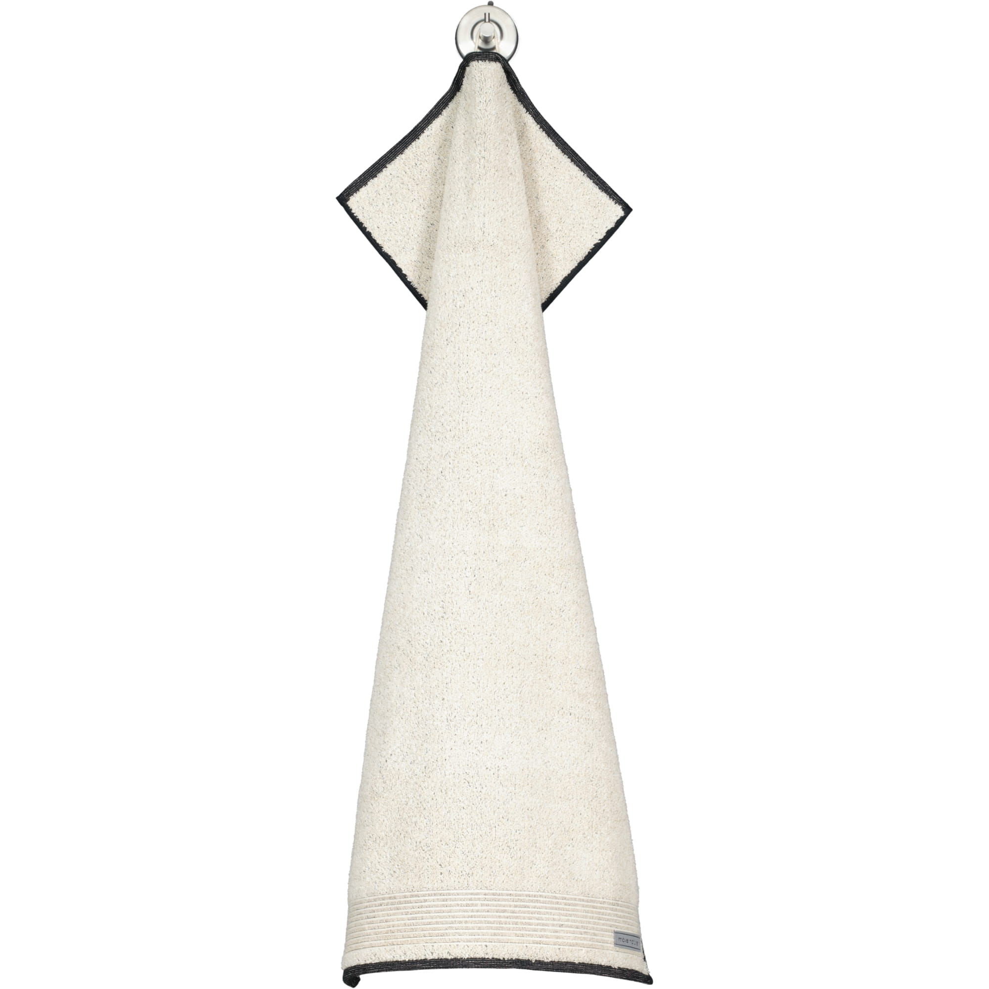 Möve - Eden - Melange mit Biesenbordüre - Farbe: natur - 081 (1-0151/8944) - Handtuch 50x100 cm
