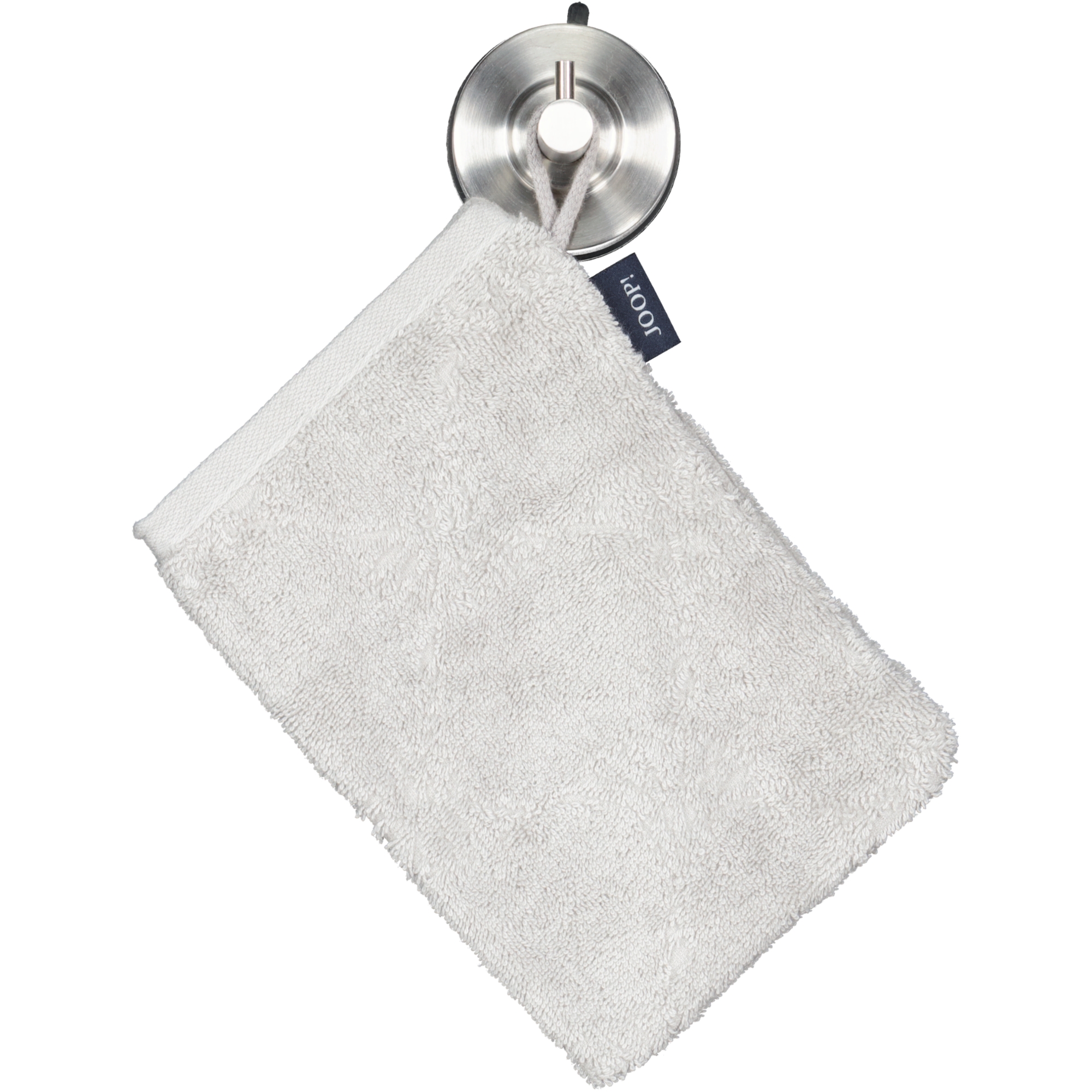 JOOP Uni Cornflower 1670 - Farbe: platin - 705 - Waschhandschuh 16x22 cm