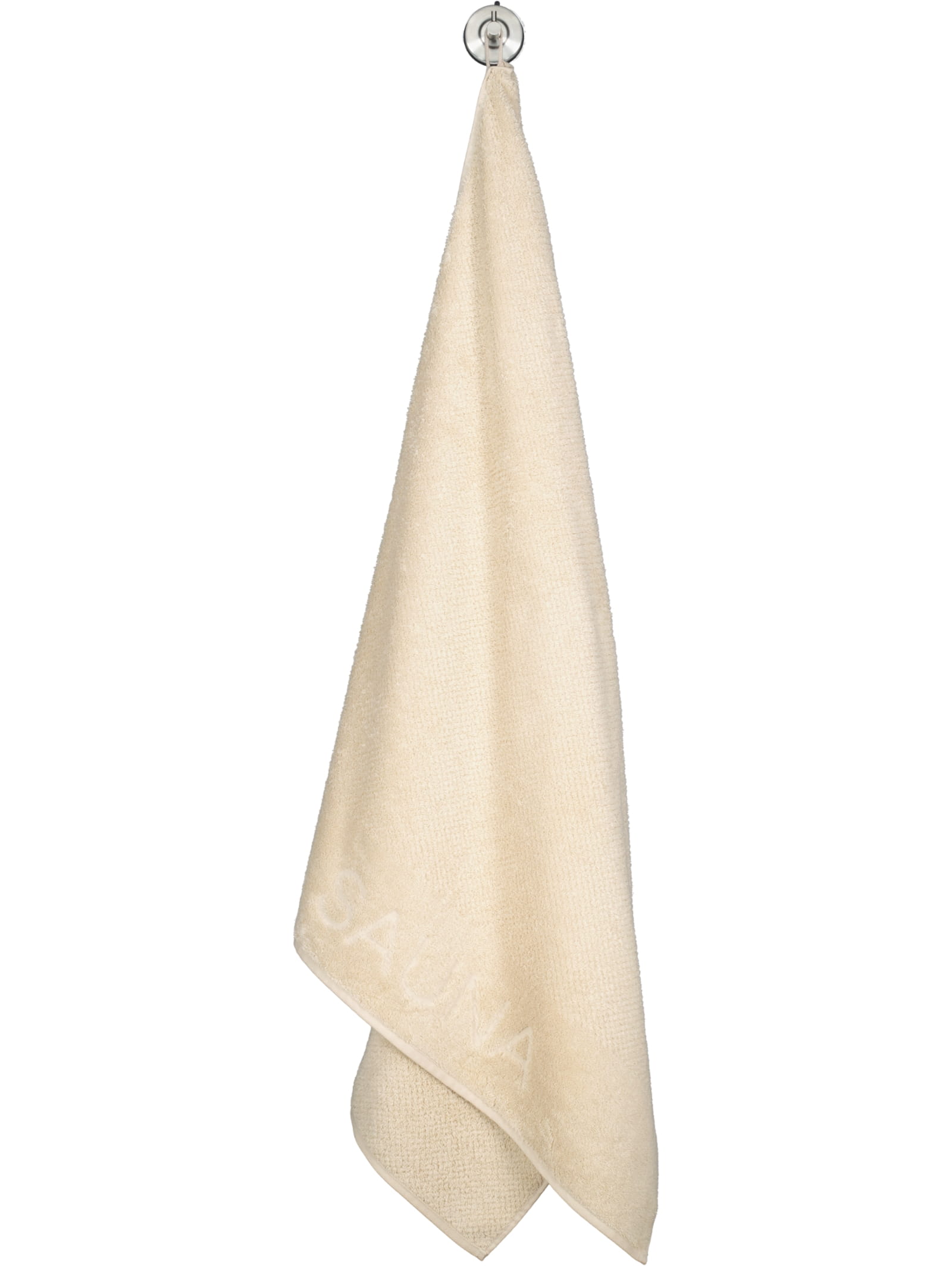 Cawö Saunatücher Pure 6501 beige - 370 - 80x200 cm