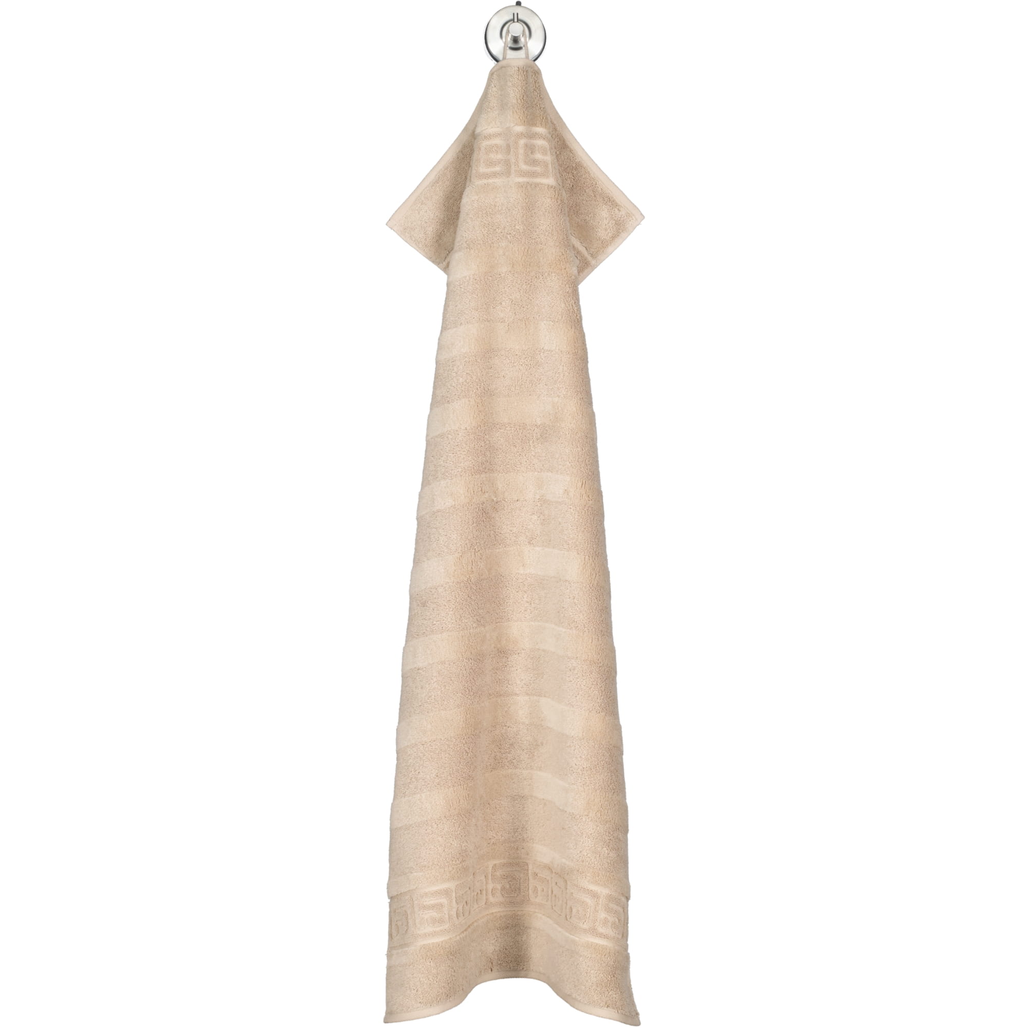 Cawö - Noblesse Uni 1001 - Farbe: 375 - sand - Handtuch 50x100 cm