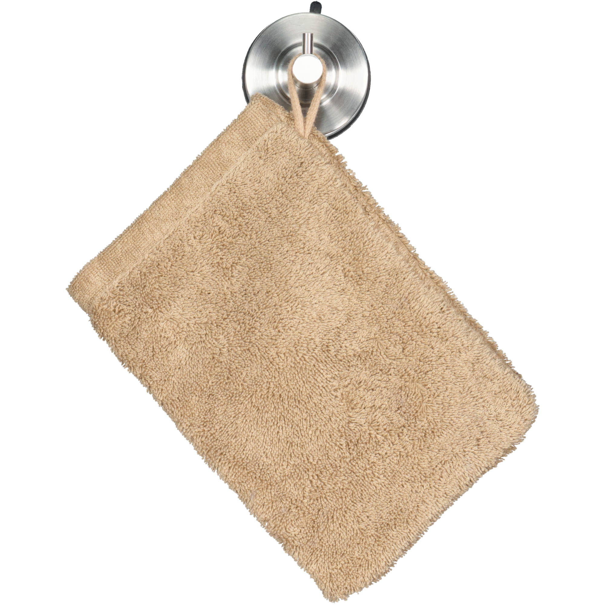 Cawö Handtücher Lifestyle Uni 7007 caramel - 346 - Waschhandschuh 16x22 cm