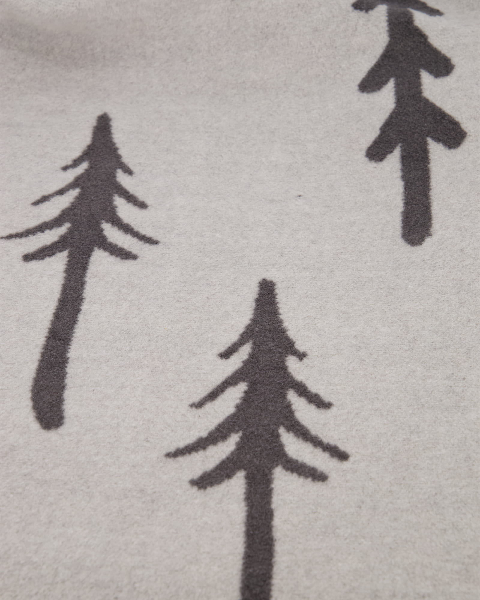 Cawö Wohndecken WINTER EDITION Tannen 62730 stein/anthrazit - 70 - 150x200 cm