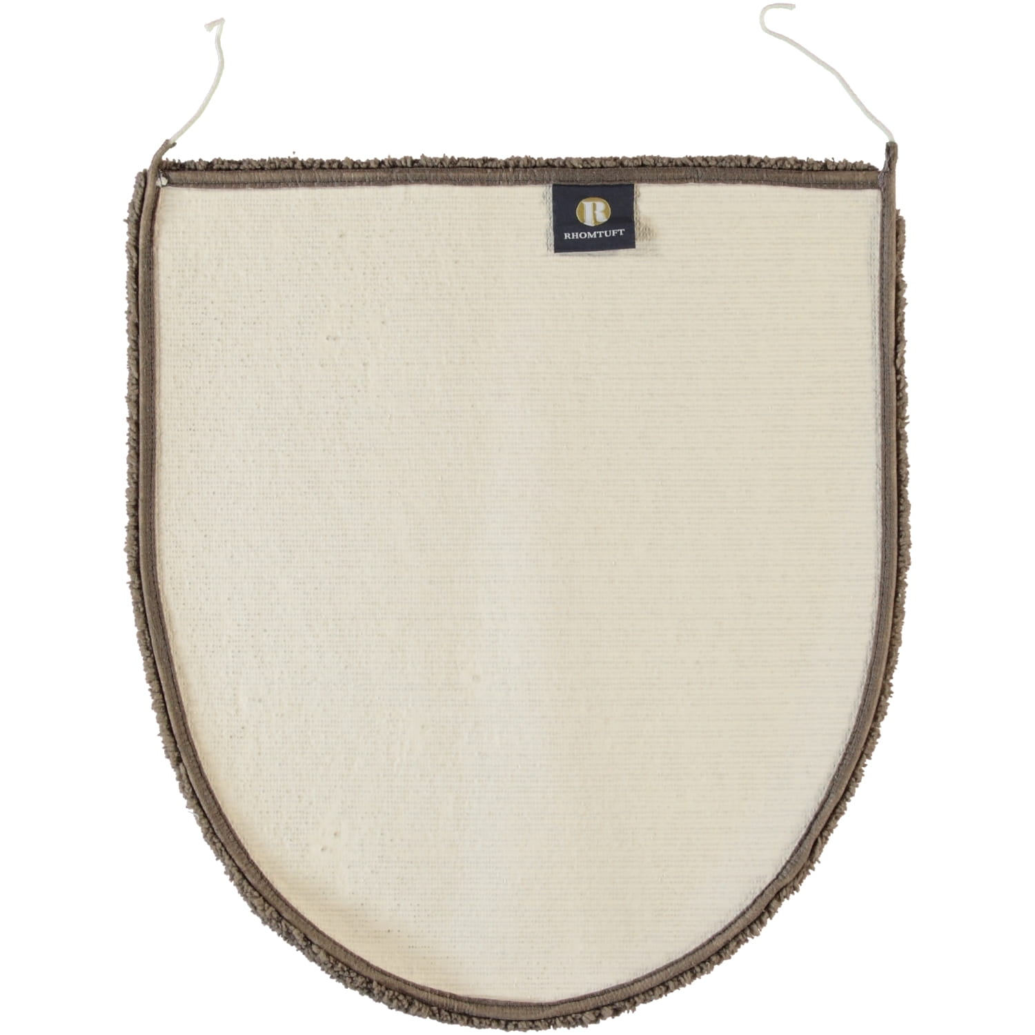 Rhomtuft - Badteppiche Square - Farbe: taupe - 58 - Deckelbezug 45x50 cm