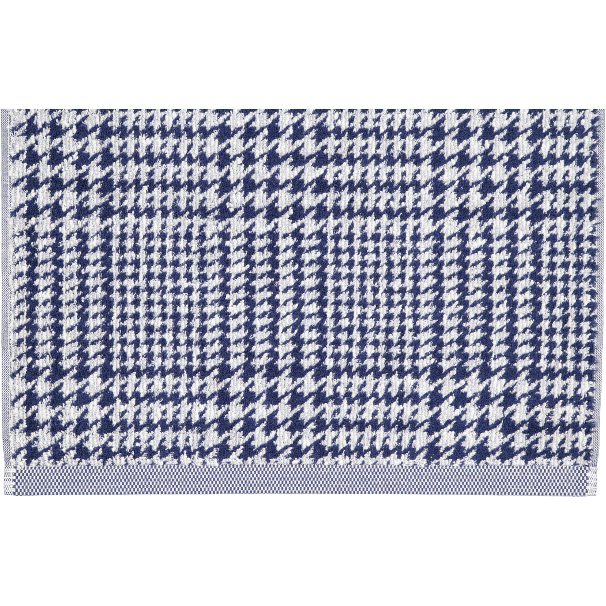 Möve Handtücher Brooklyn Glencheck nature/deep sea - 042 - Handtuch 50x100 cm