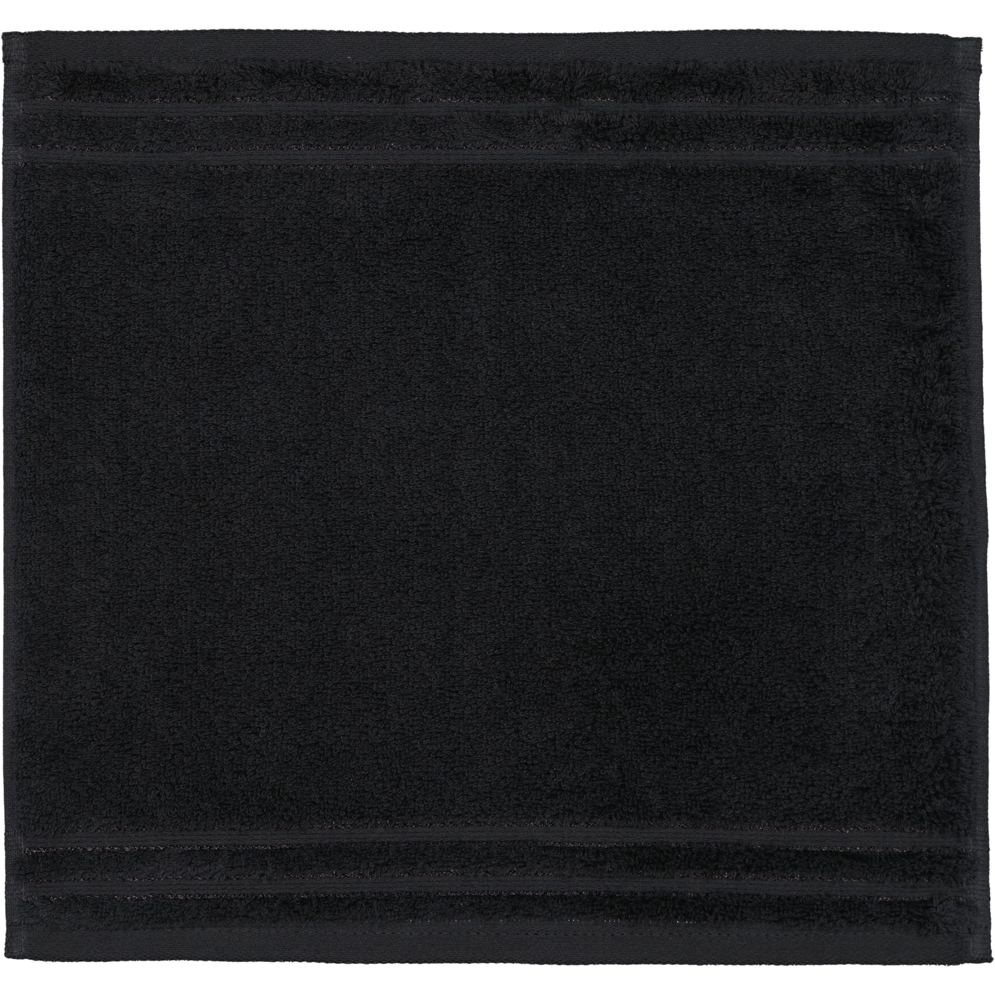 Vossen Handtücher Calypso Feeling schwarz - 7900 - Seiflappen 30x30 cm