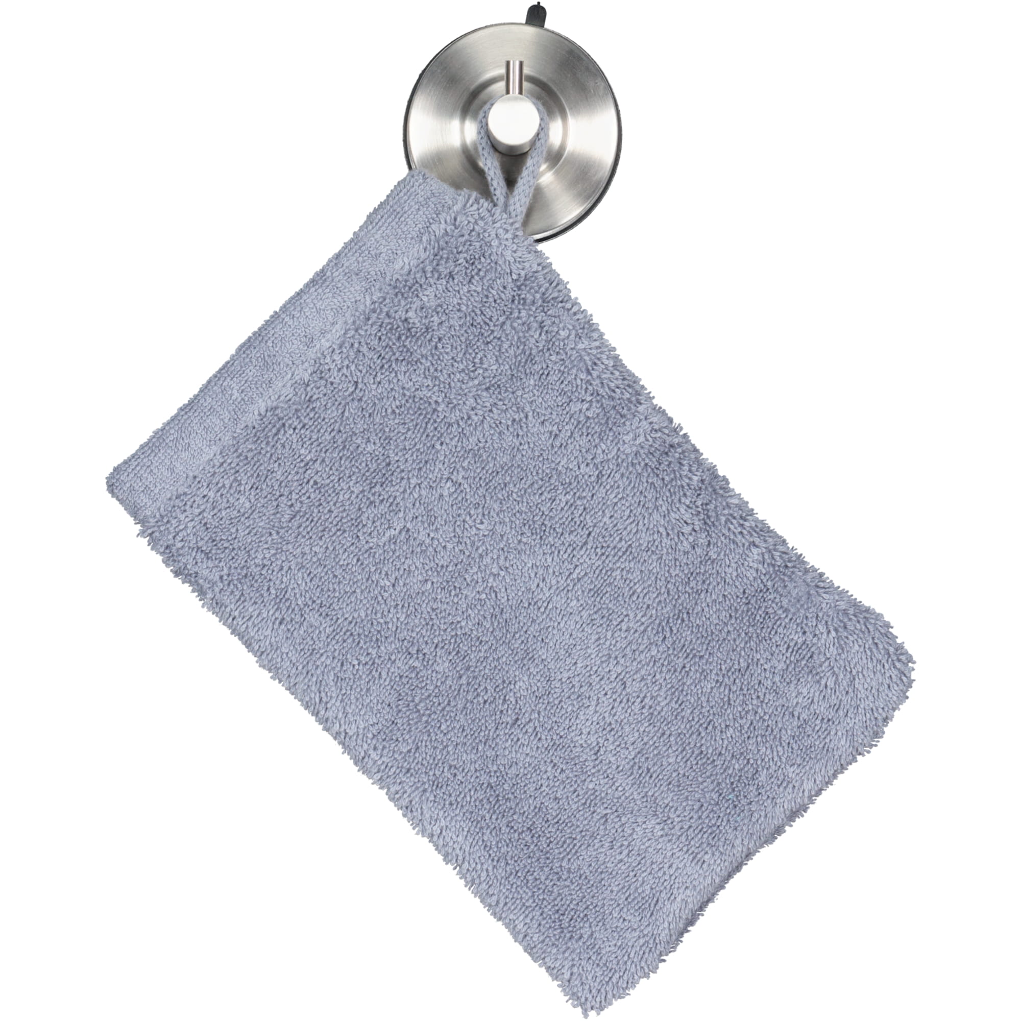 Cawö Handtücher Lifestyle Uni 7007 nordic blue - 187 - Waschhandschuh 16x22 cm