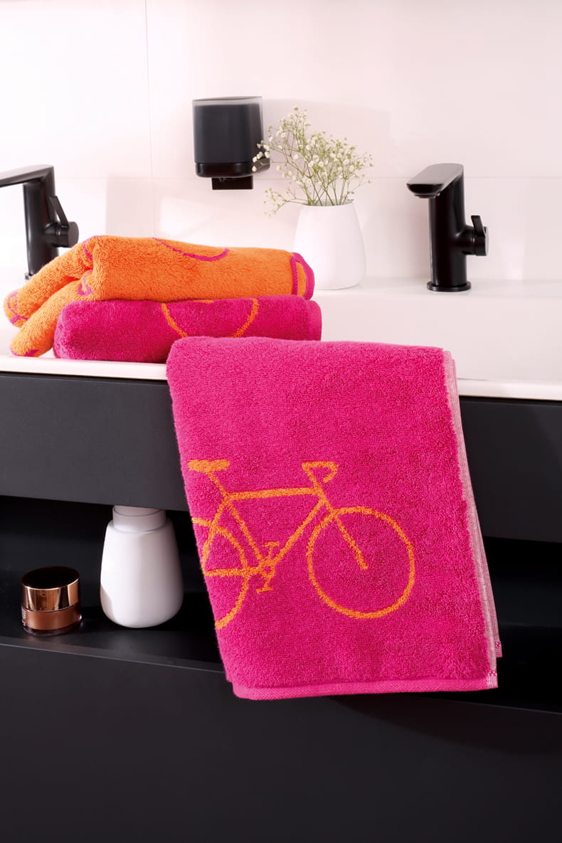 Cawö Handtücher VELO EDITION Fahrrad 6298 pink - 23