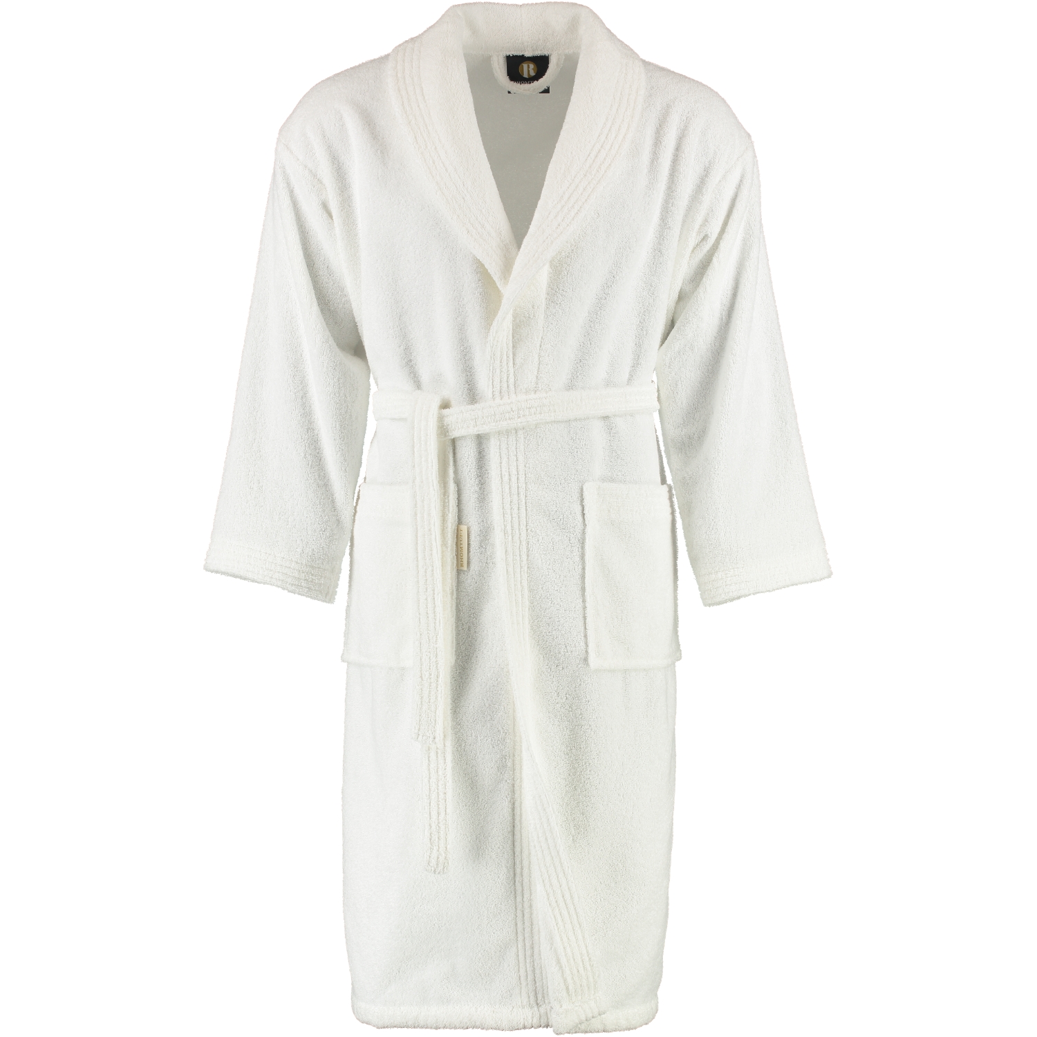 Rhomtuft RHOMTUFT Bademäntel unisex Schalkragen Sir & Lady weiss - 01