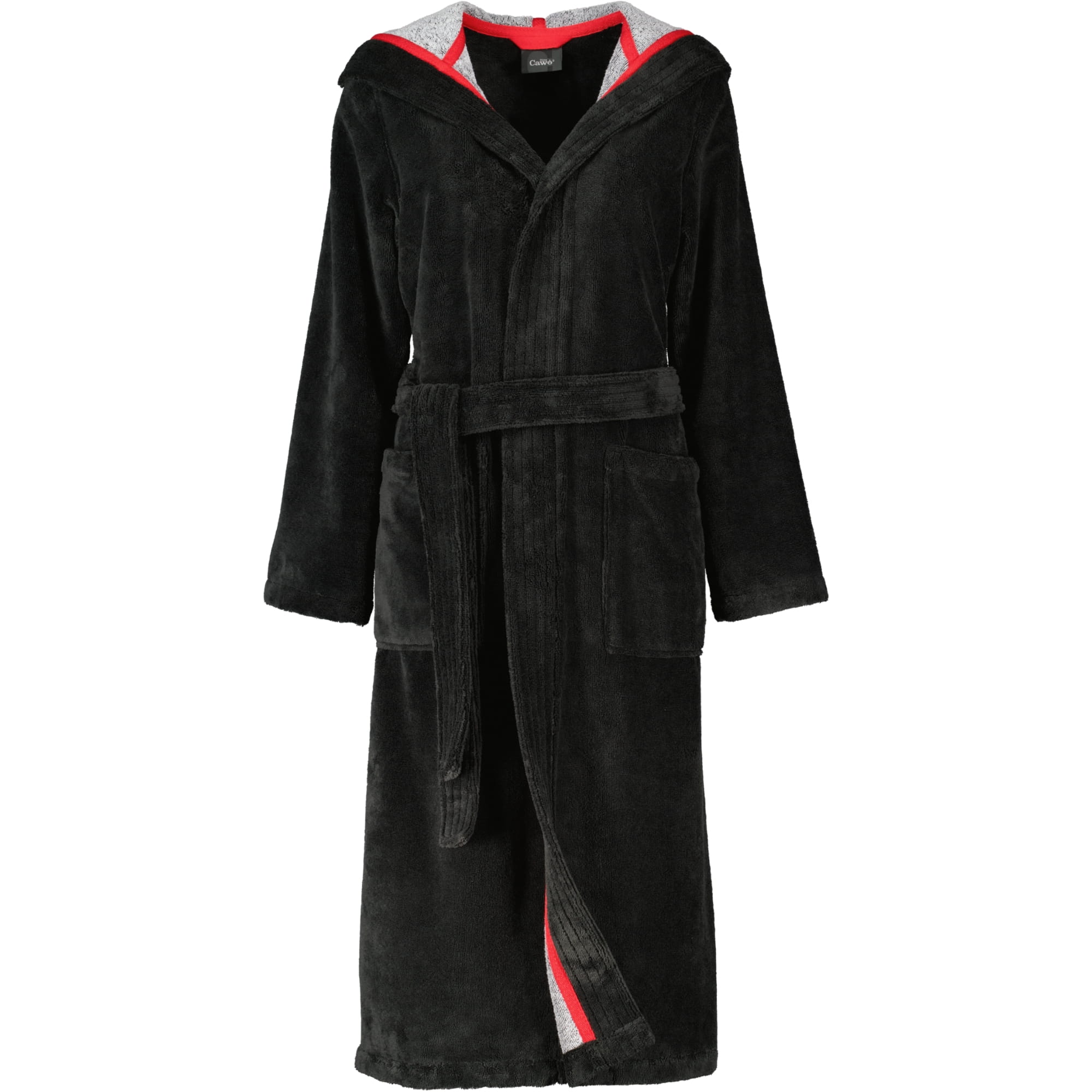 Cawö Home Bademäntel Damen Kapuze Doubleface 830 lava - 97