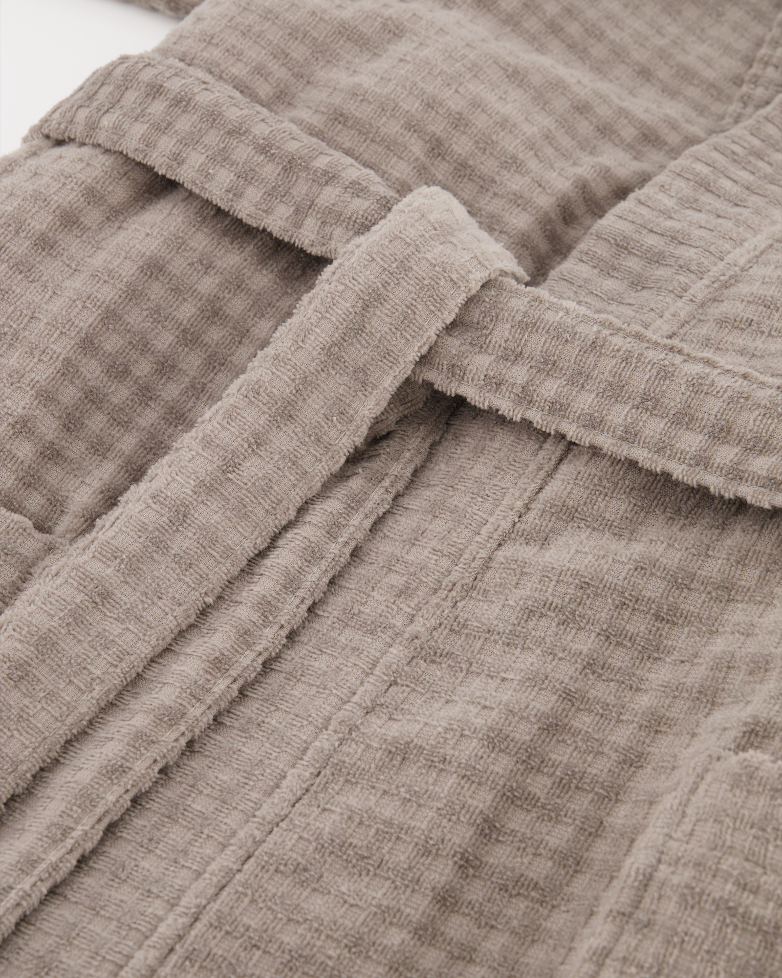Cawö Bademäntel Herren Kimono Waffelpique 5508 graphit - 779