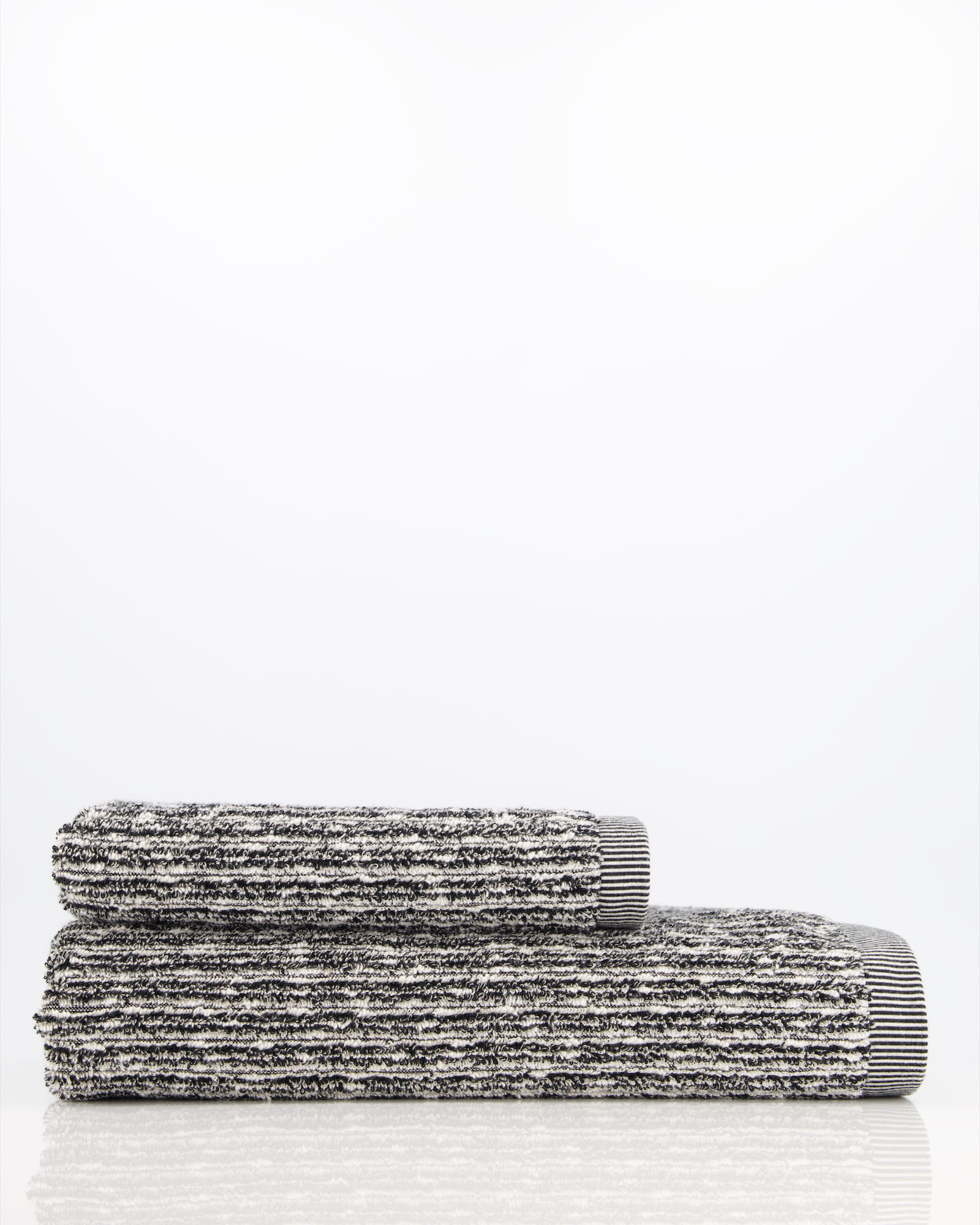 Möve Handtücher Brooklyn Pinstripe nature/black - 081 - Duschtuch 80x150 cm