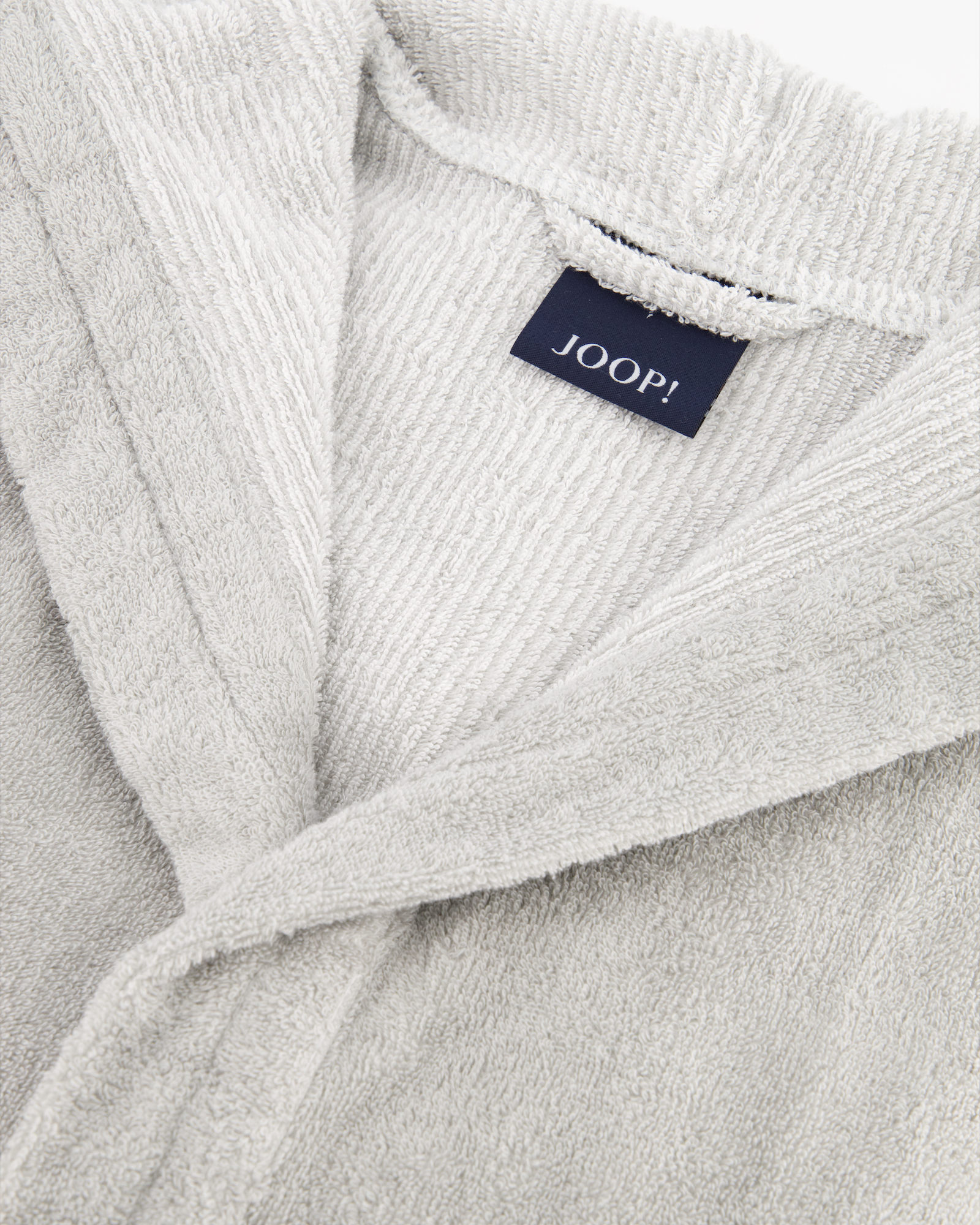 JOOP! Classic - Damen Bademantel - Kapuze 1617 - Farbe: 76 - silber