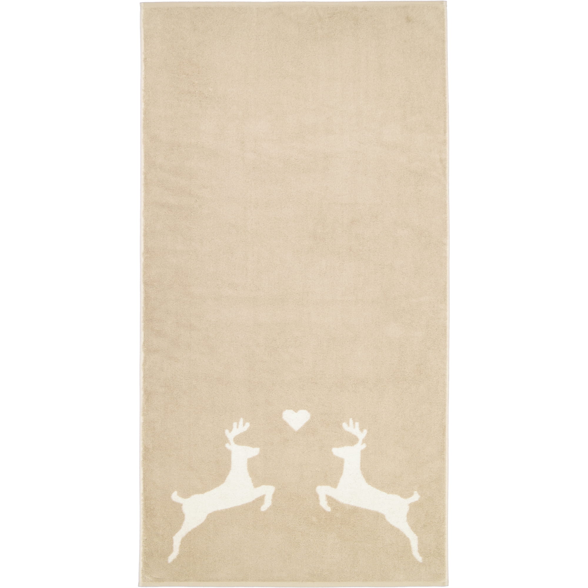Cawö Handtücher Alpenchic Edition Hirsche 6228 natur - 33 - Duschtuch 70x140 cm