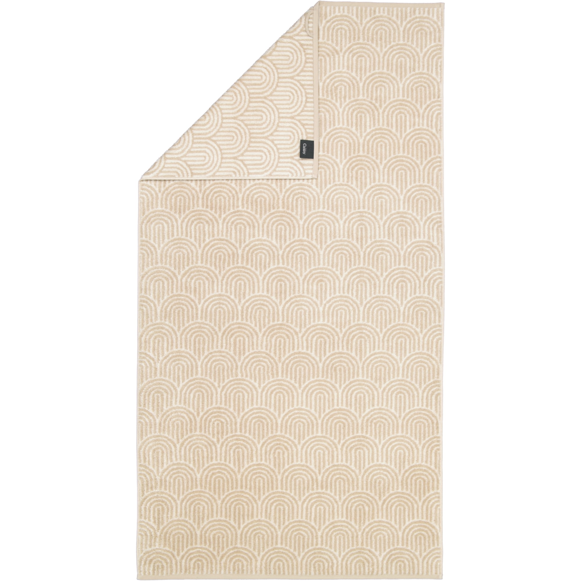 Cawö Handtücher Maison Bögen 6268 natur - 33 - Duschtuch 70x140 cm