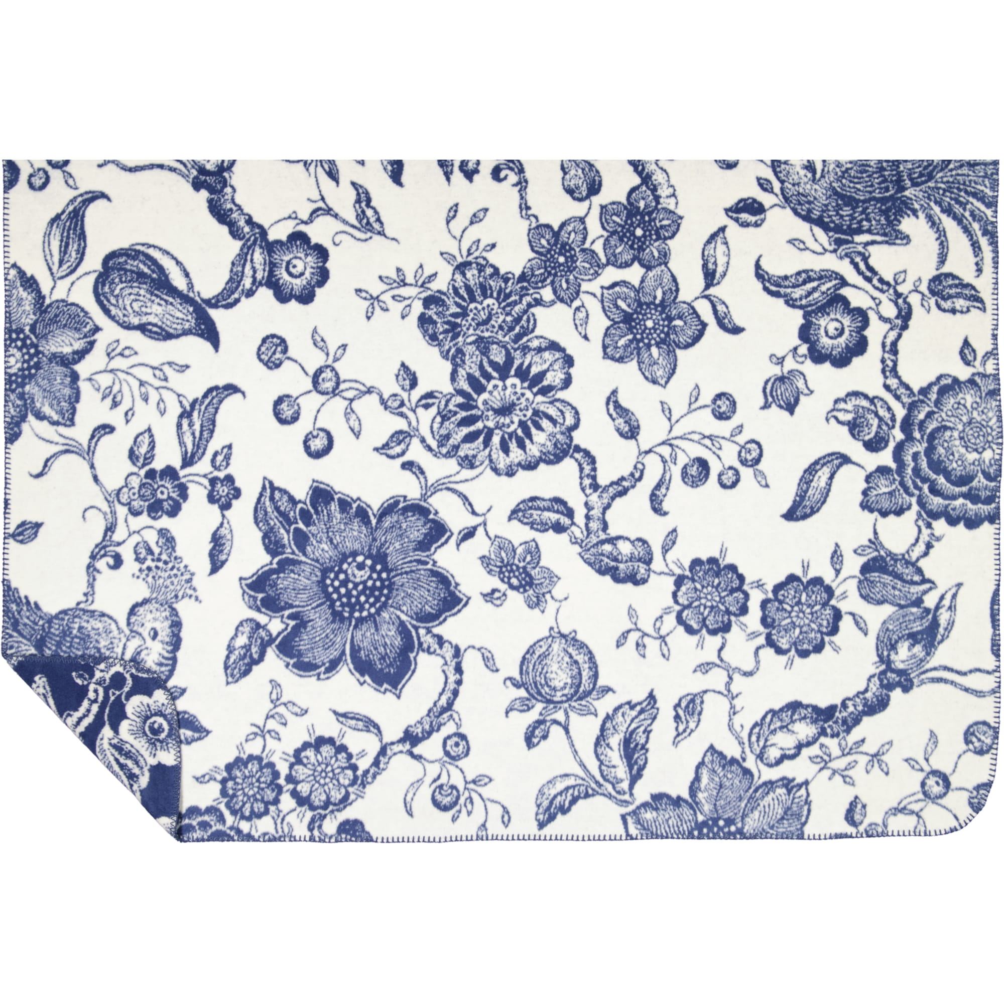 Villeroy & Boch Wohndecken Paradiso Navy Peony - 150x200 cm