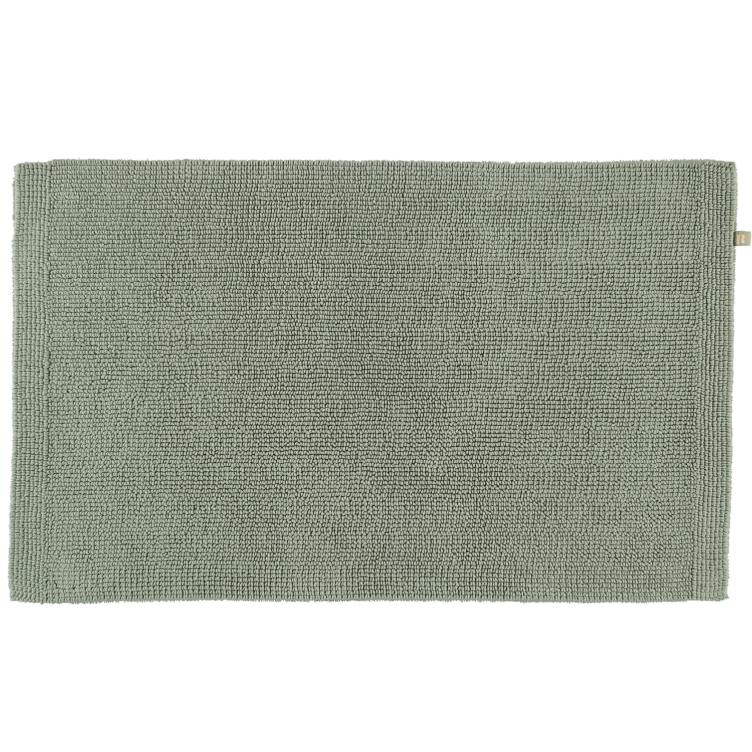 Rhomtuft - Badteppich Pur - Farbe: jade - 90 - 60x100 cm