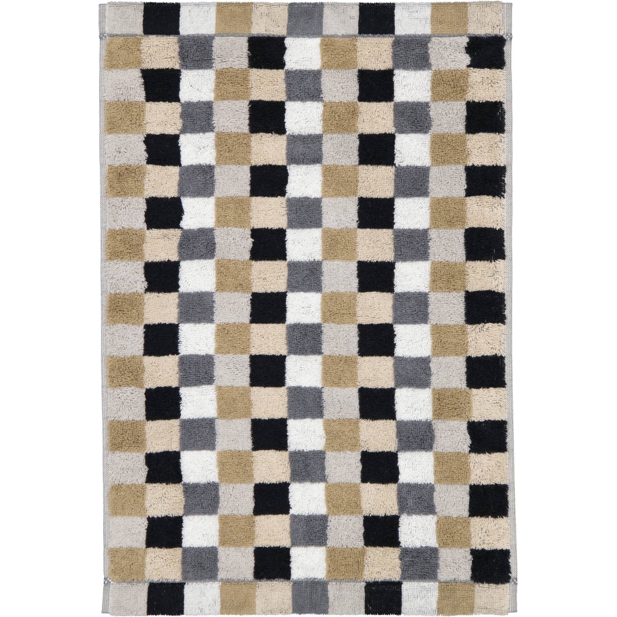 Cawö - Life Style Karo 7047 - Farbe: 37 - kiesel - Gästetuch 30x50 cm