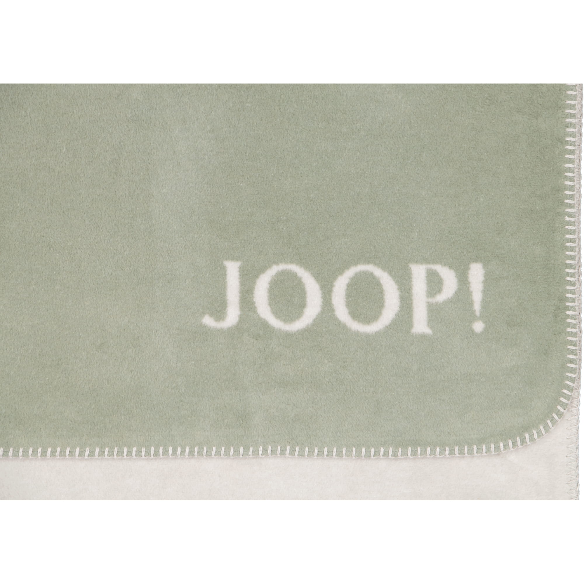 JOOP! Wohndecke Uni-Doubleface - Größe: 150x200 cm - Farbe: Jade-Silber