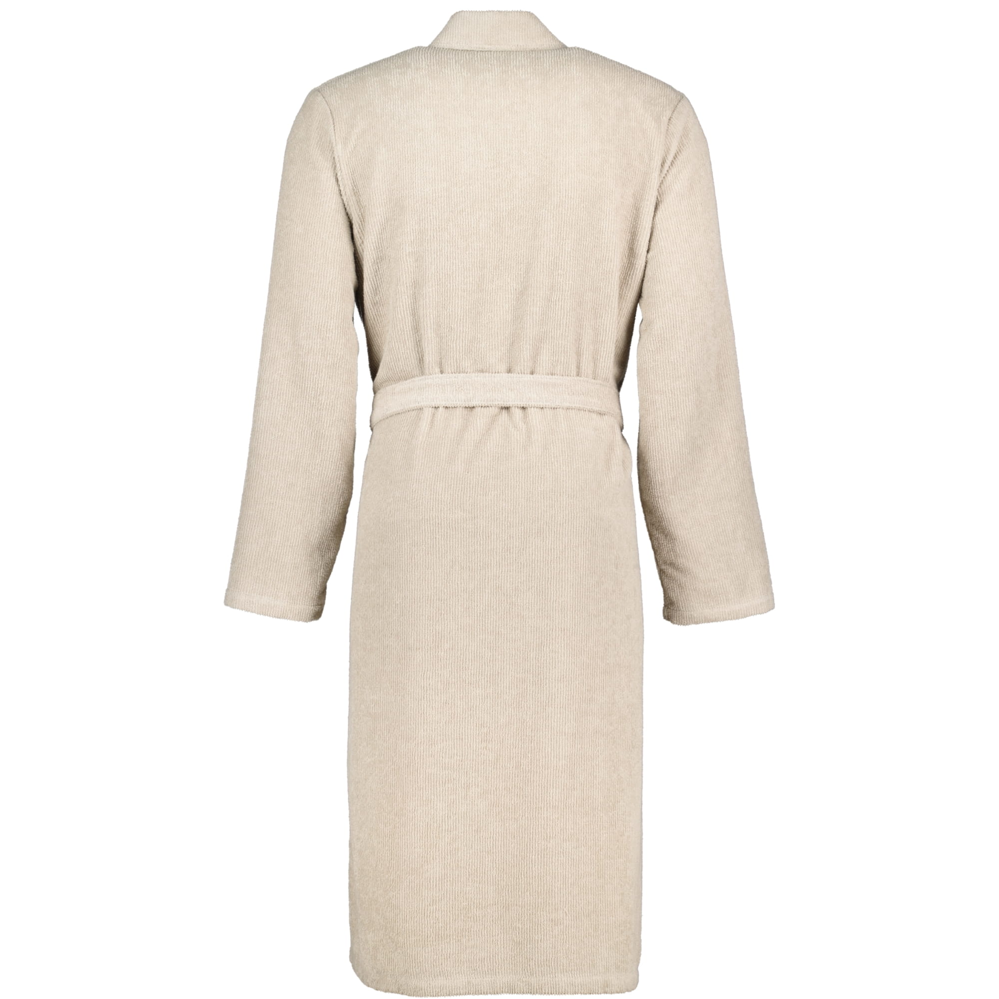 Cawö Bademäntel Herren Kimono Struktur 5509 sand - 339