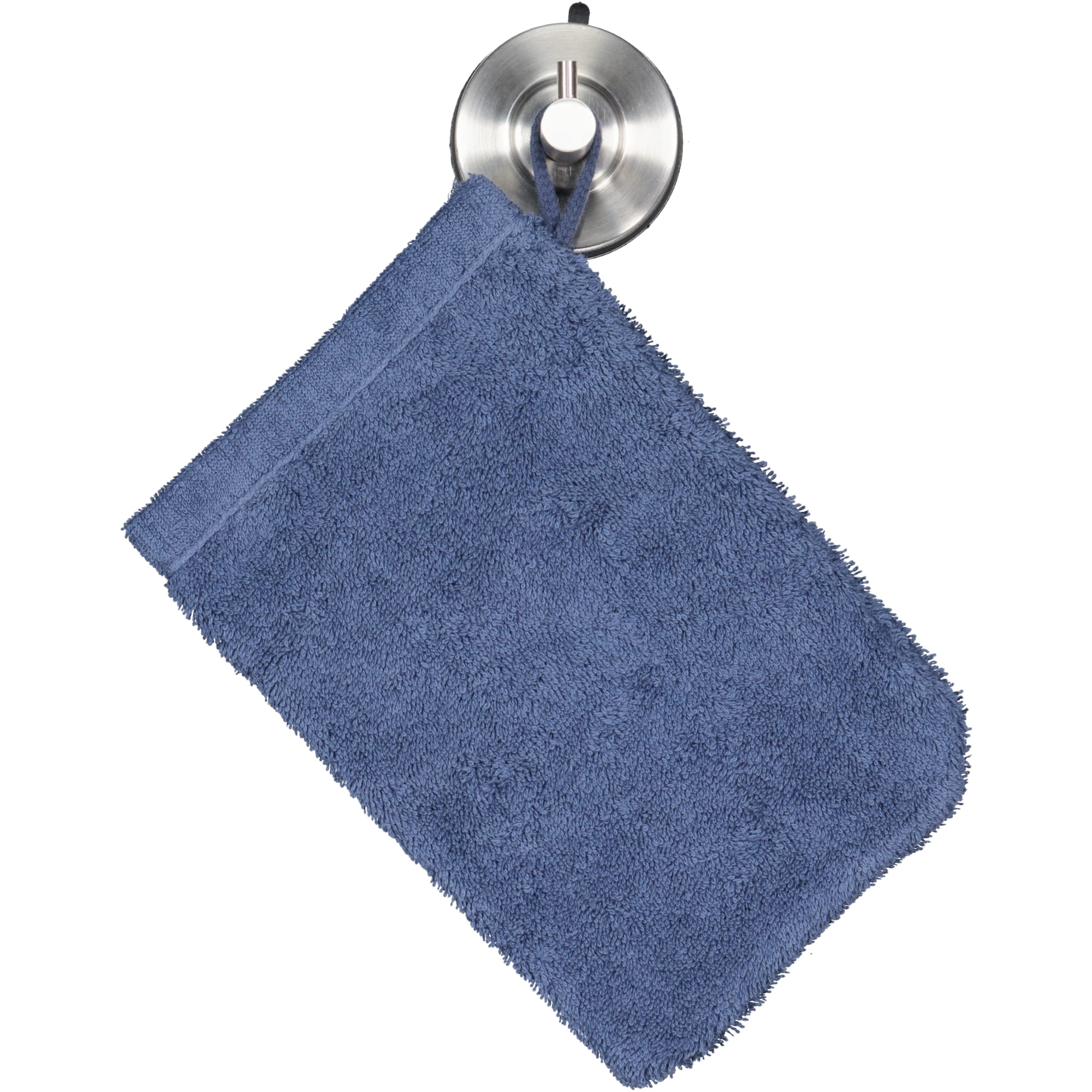 Cawö Handtücher Lifestyle Uni 7007 nachtblau - 111 - Waschhandschuh 16x22 cm