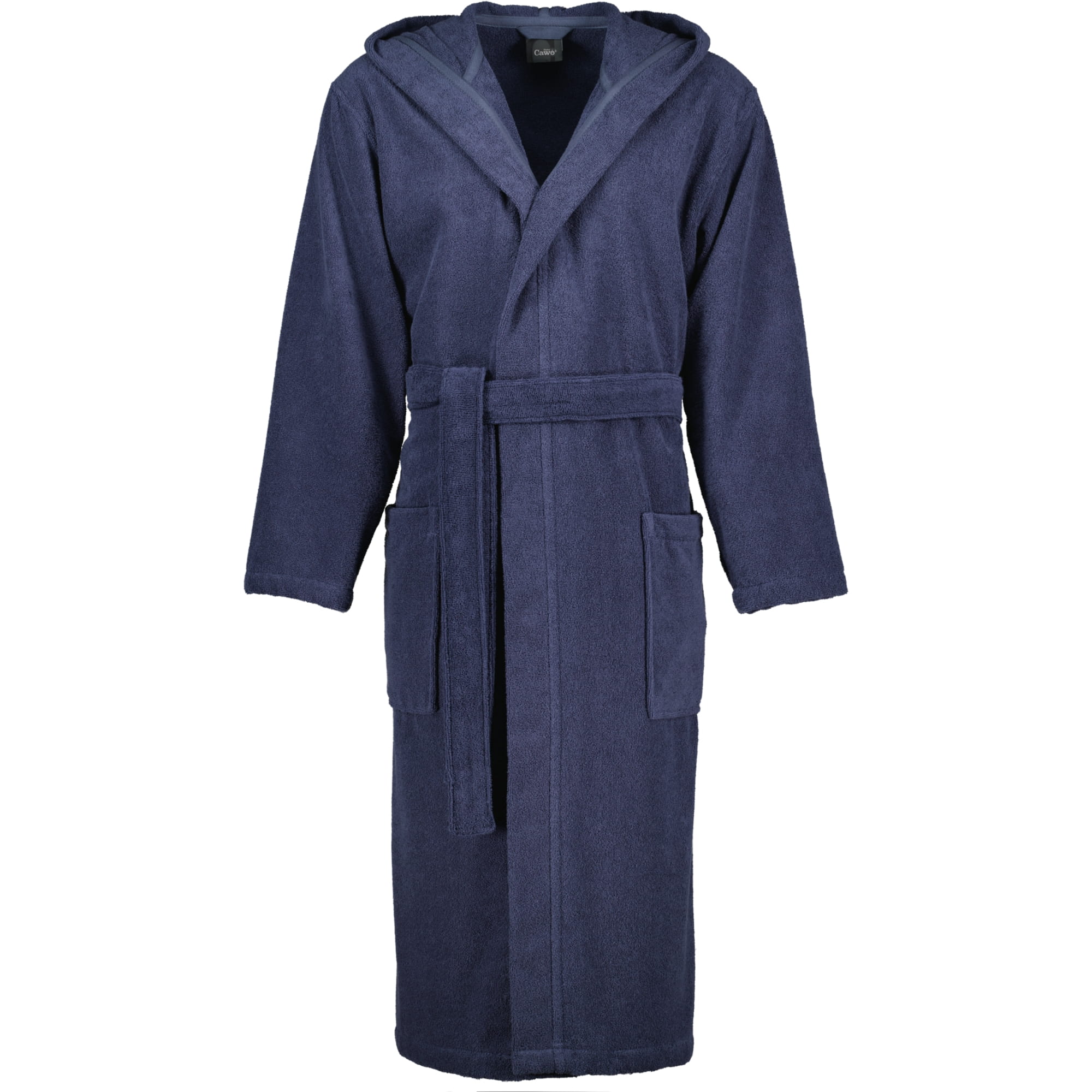Cawö Home Bademäntel Herren bis 5XL Kapuze Classic 842 - Farbe: blau - 17
