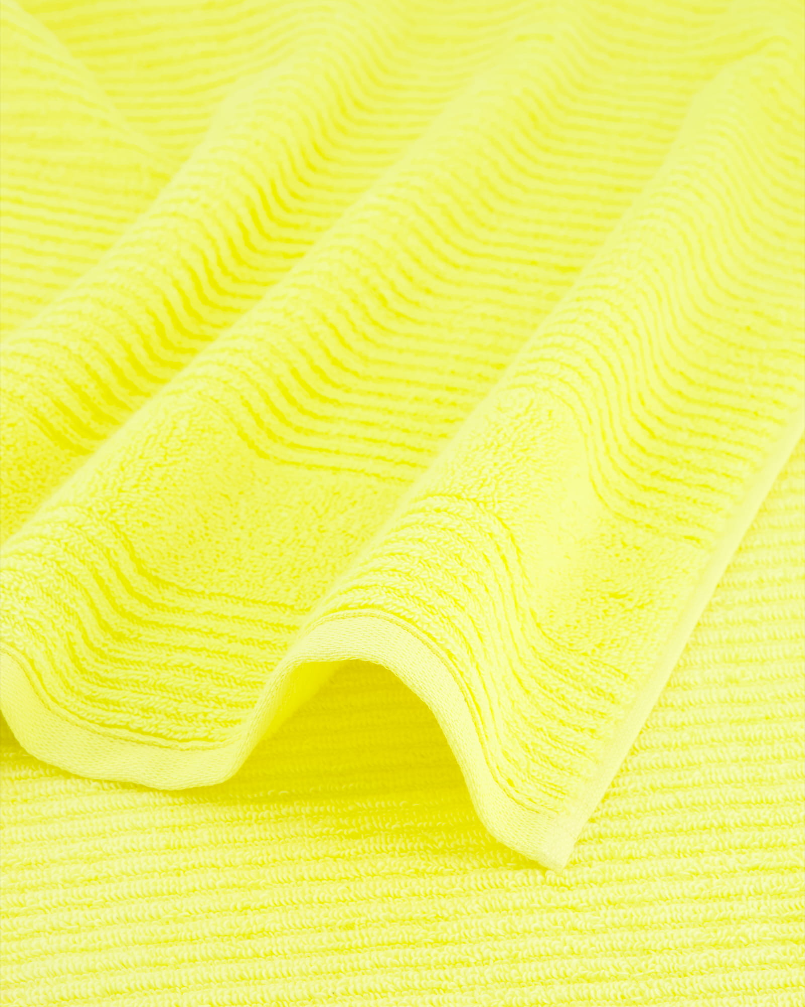 Vossen Handtücher Tomorrow electric yellow - 1390 - Waschhandschuh 16x22 cm