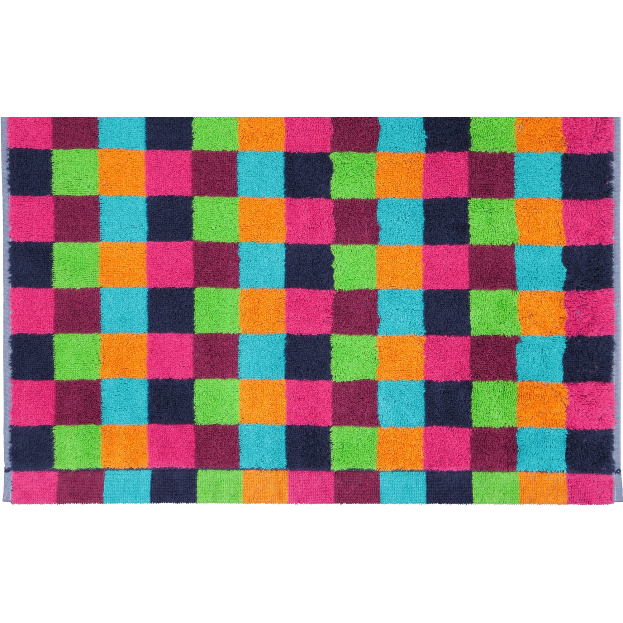 Cawö - Life Style Karo 7047 - Farbe: 84 - multicolor - Seiflappen 30x30 cm