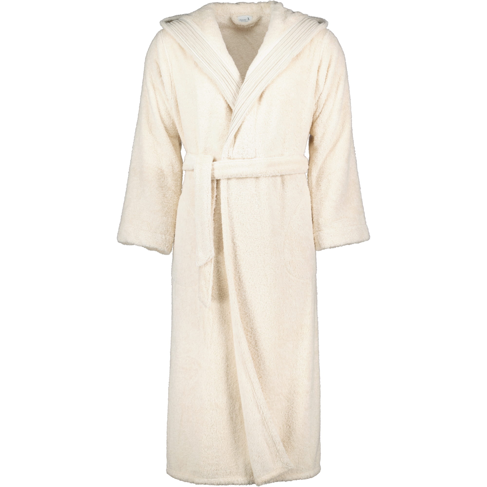 Möve Bademantel Kapuze Wellness (extralang) - Farbe: natur - 869