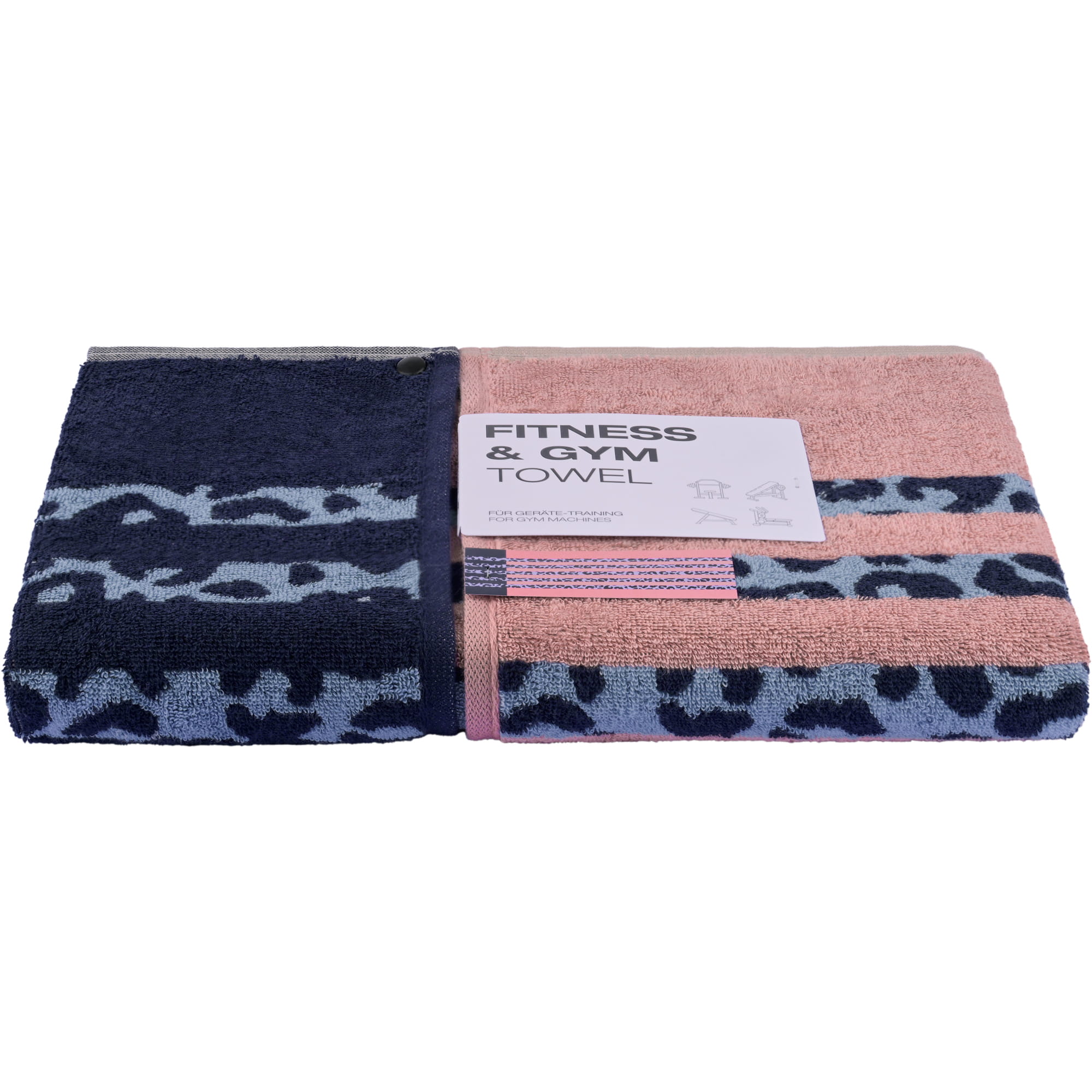 Cawö Fitness-Handtücher LEO STRIPE 6291 powder blue - 12 - 50x130 cm